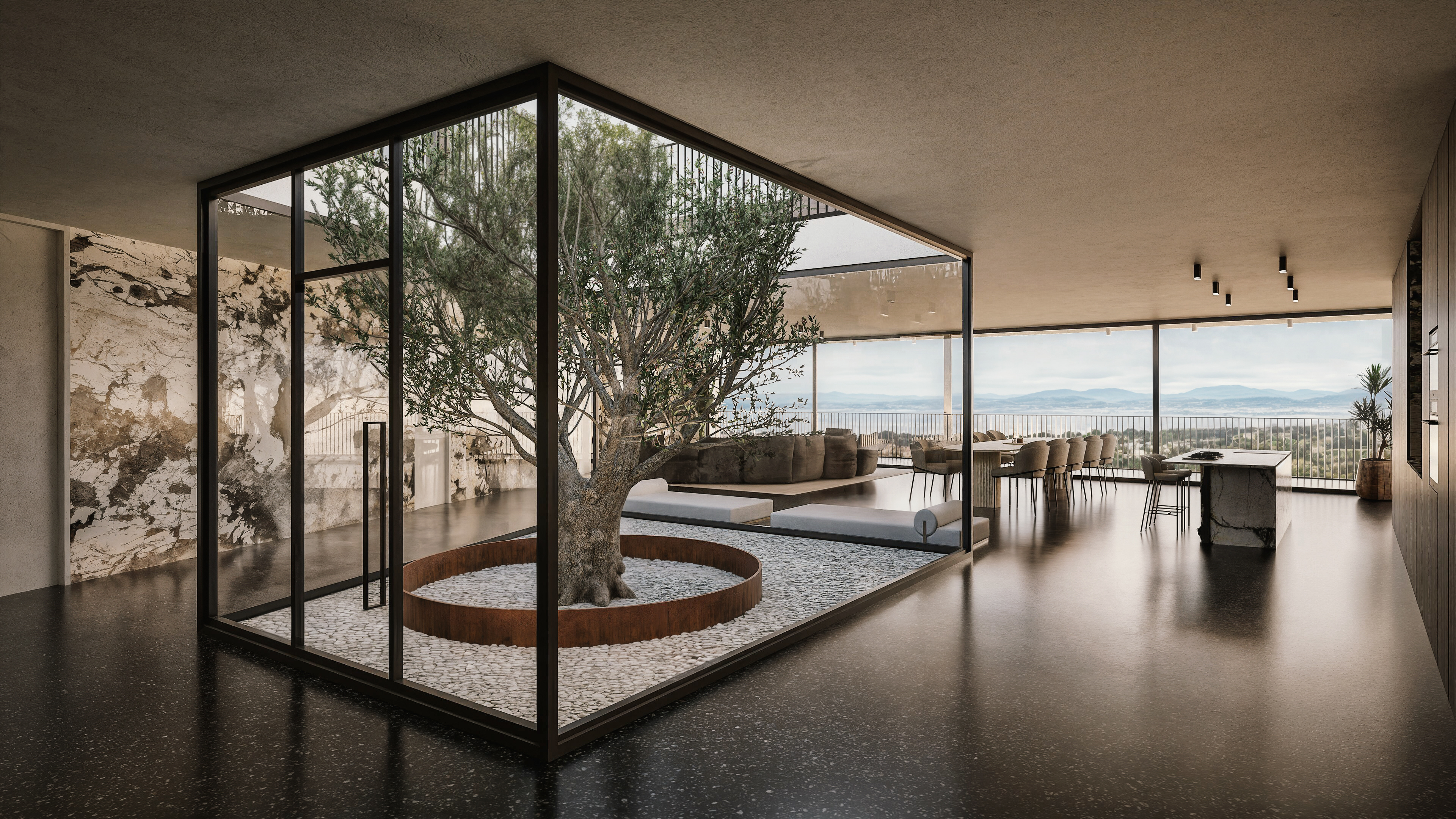 Rendering for Piersolieri Architecture. Garda (IT)