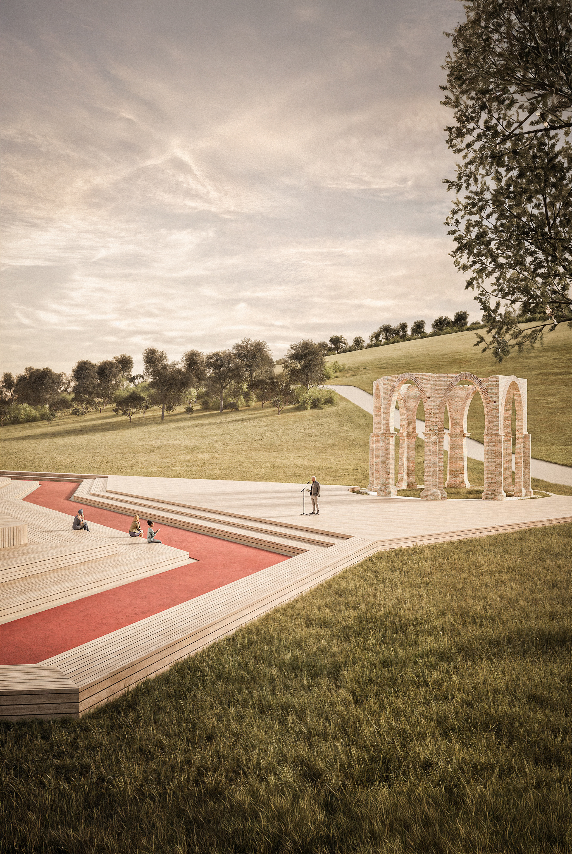 Personal project - Reuse the Temple. Reuse Italy architecture competition