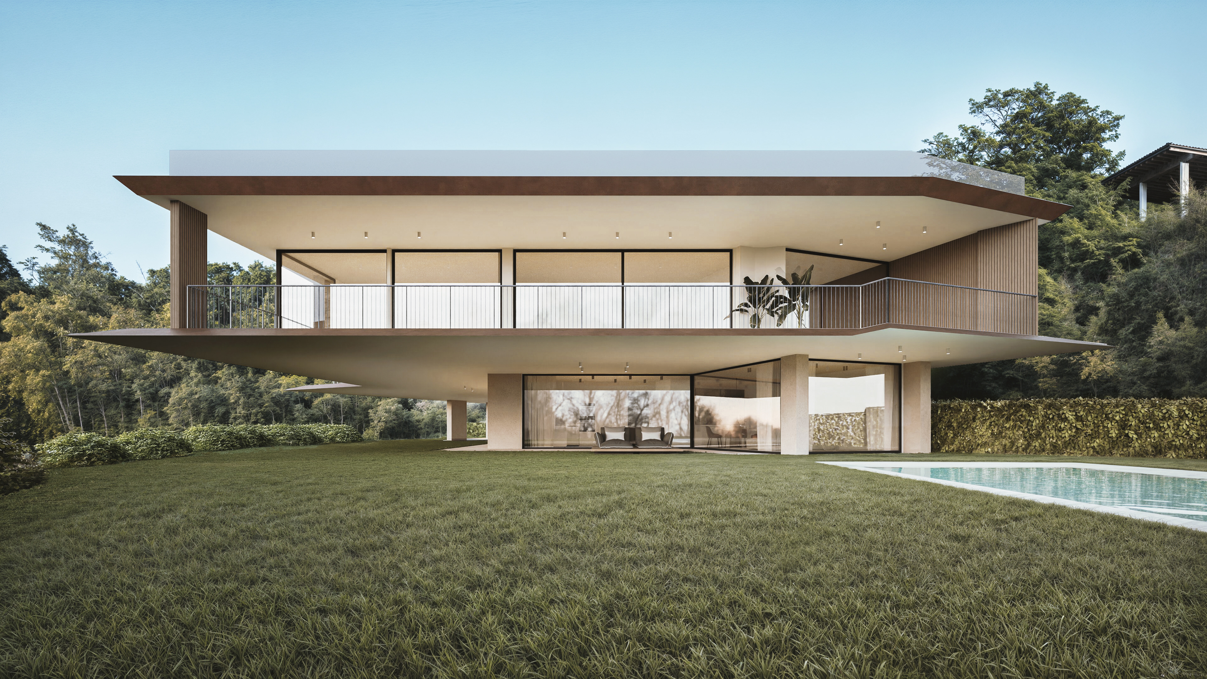 Rendering for Piersolieri Architecture. Garda (IT)