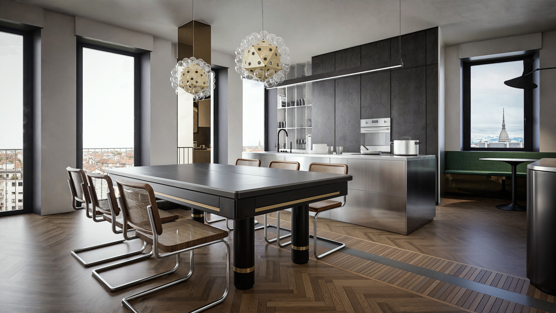 Rendering for Arch. Giulia Ceccarelli - Casa con vista. Torino (IT)