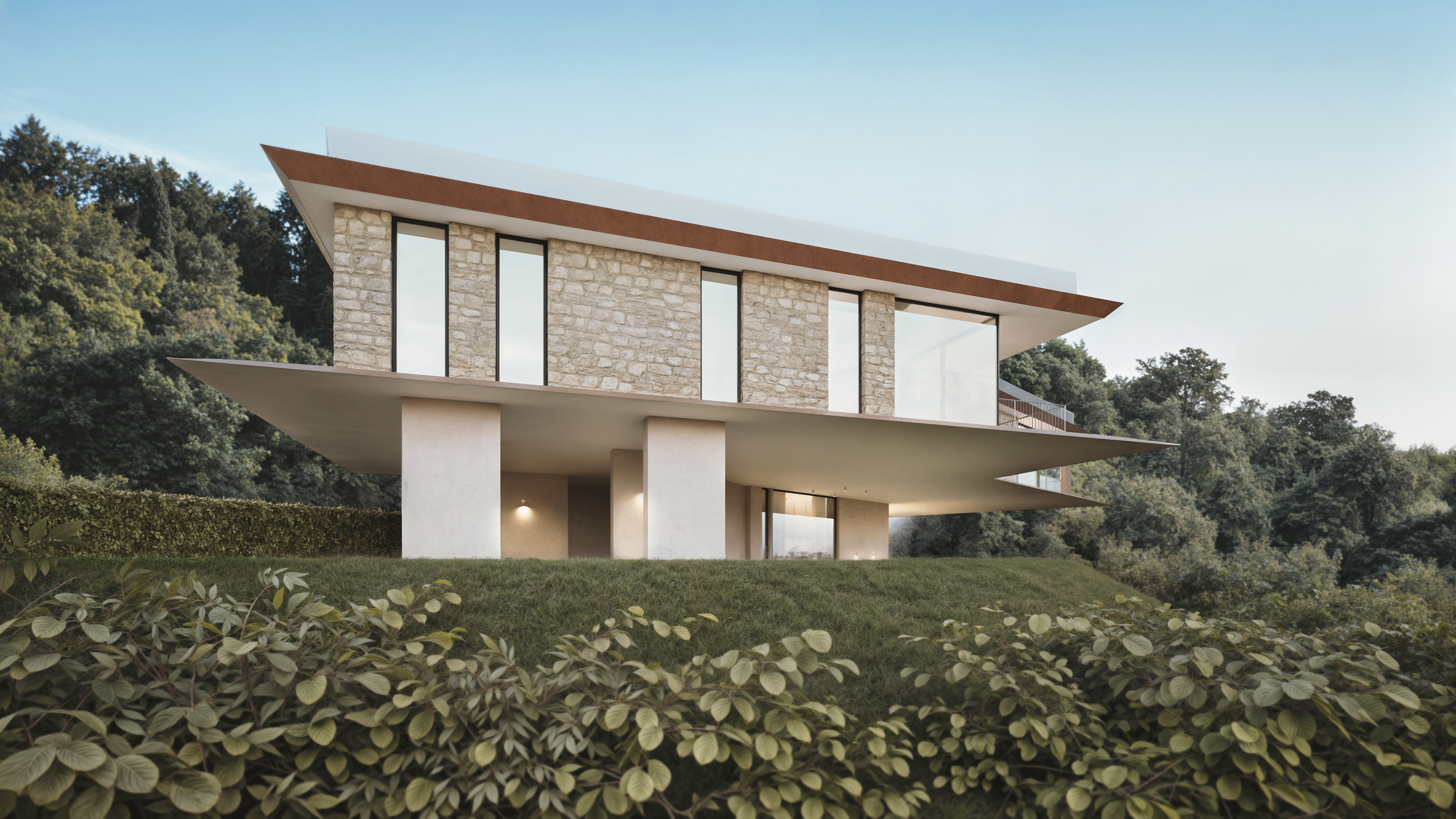 Rendering for Piersolieri Architecture. Garda (IT)