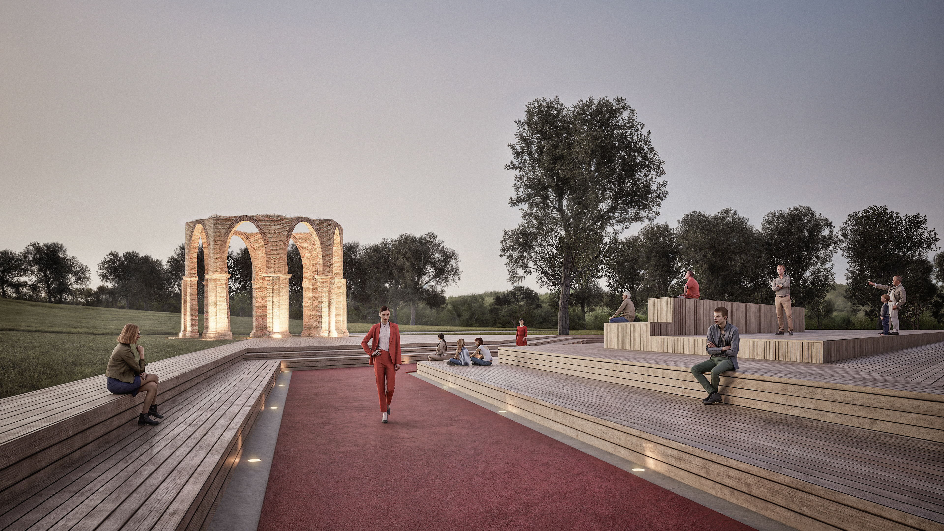 Personal project - Reuse the Temple. Reuse Italy architecture competition