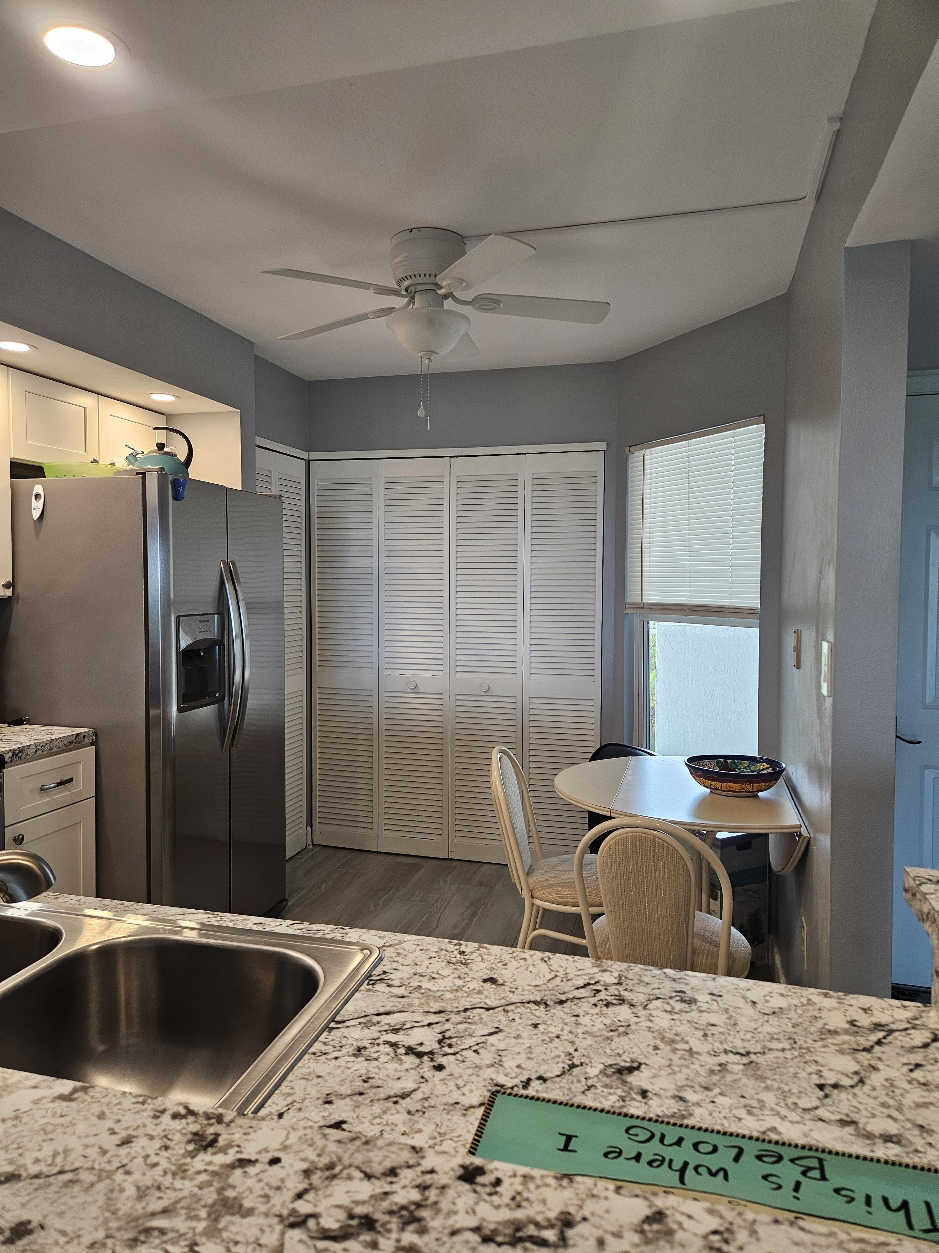 Washer and Drier behind doors