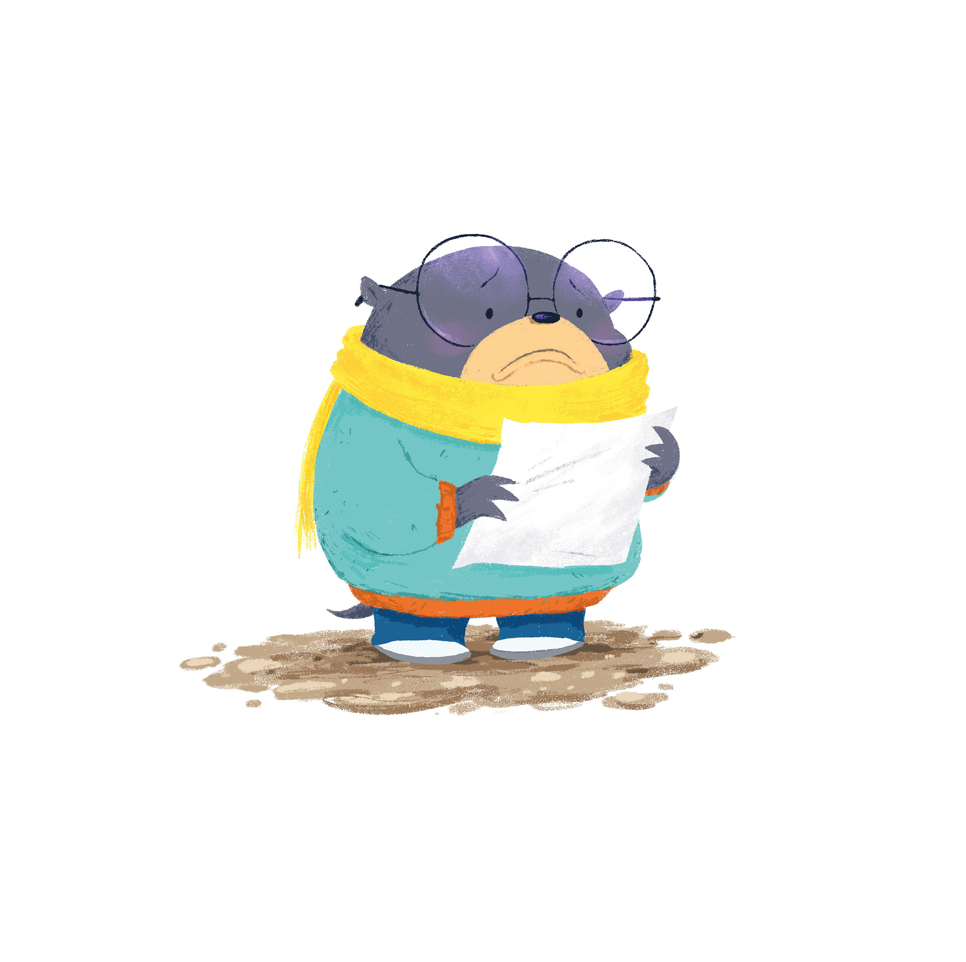 spot illustrations for a phonics book series