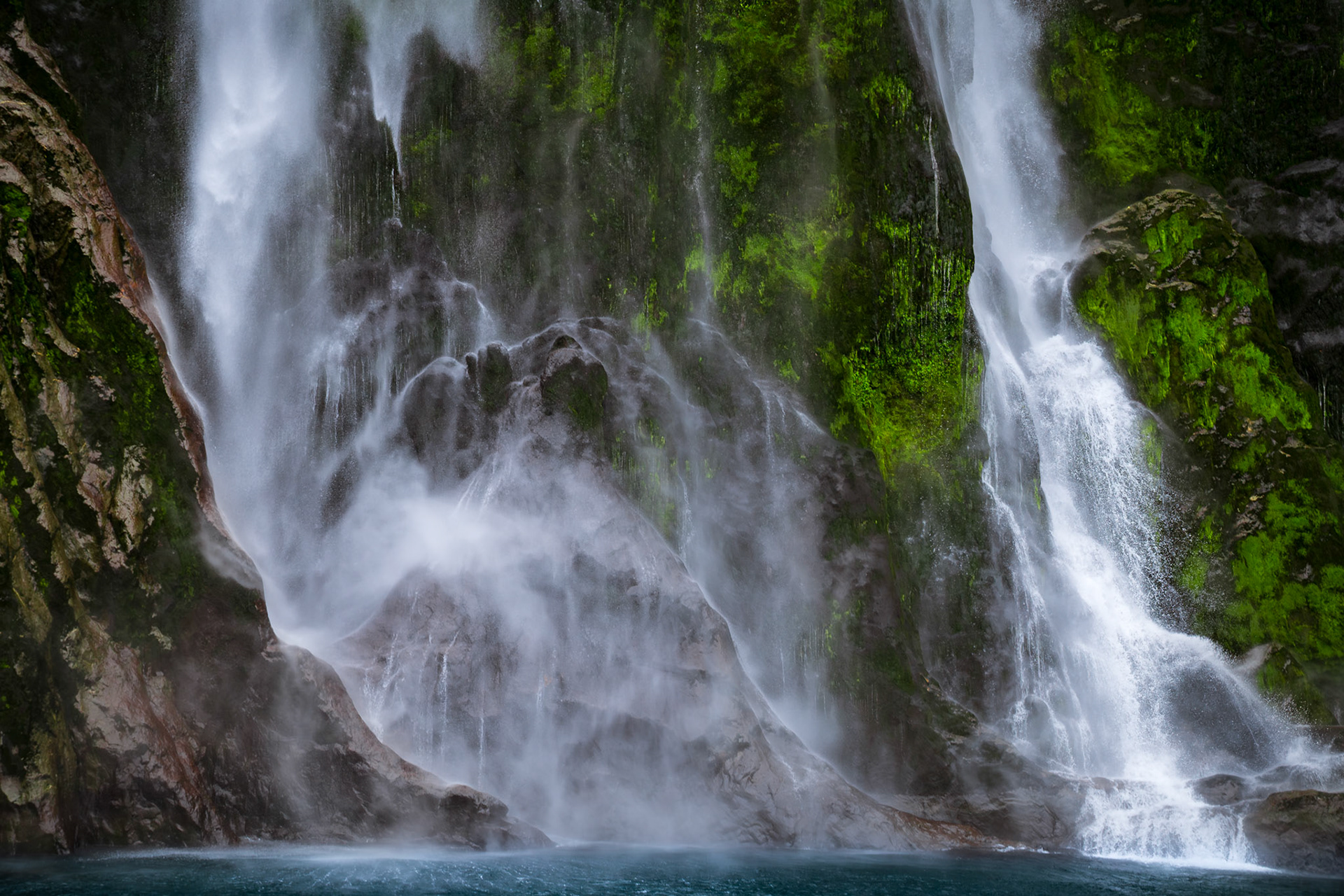 A pause in the energy of the falls, tranquil and timeless.