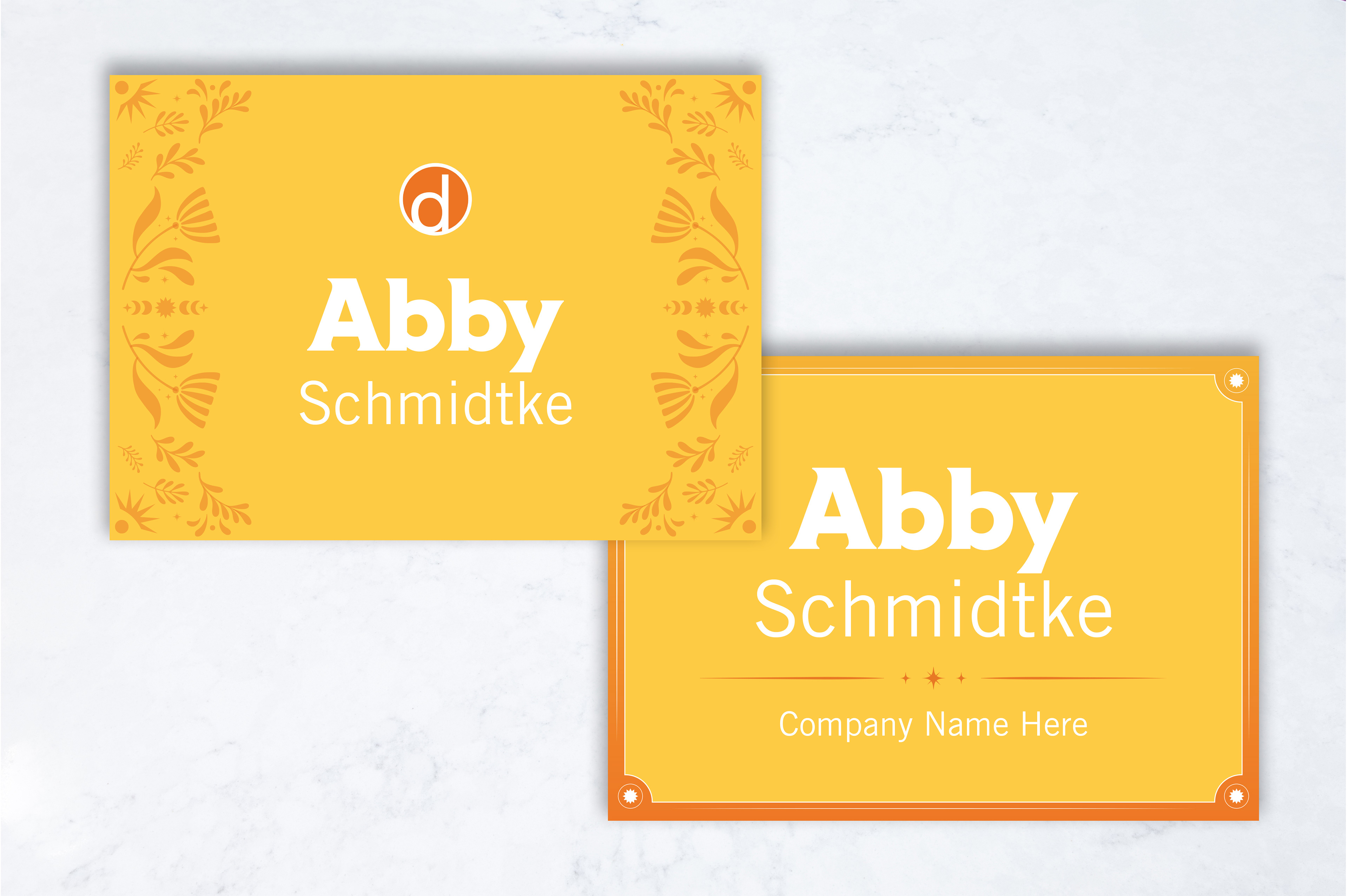 Event Name Tags; For Derse Staff and Client Guests