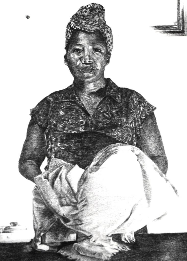 Moliko; Begin Anew; December 2017; 30 x42 cm; pencil on paper
