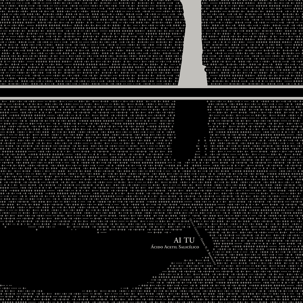 Image of Ai Tu Book&Canvas small zoomed in detailed view, a print project that is both a book and an art canvas. This is an image related to a project inside Pedro Rodrigues (Treze413) graphic design portfolio.