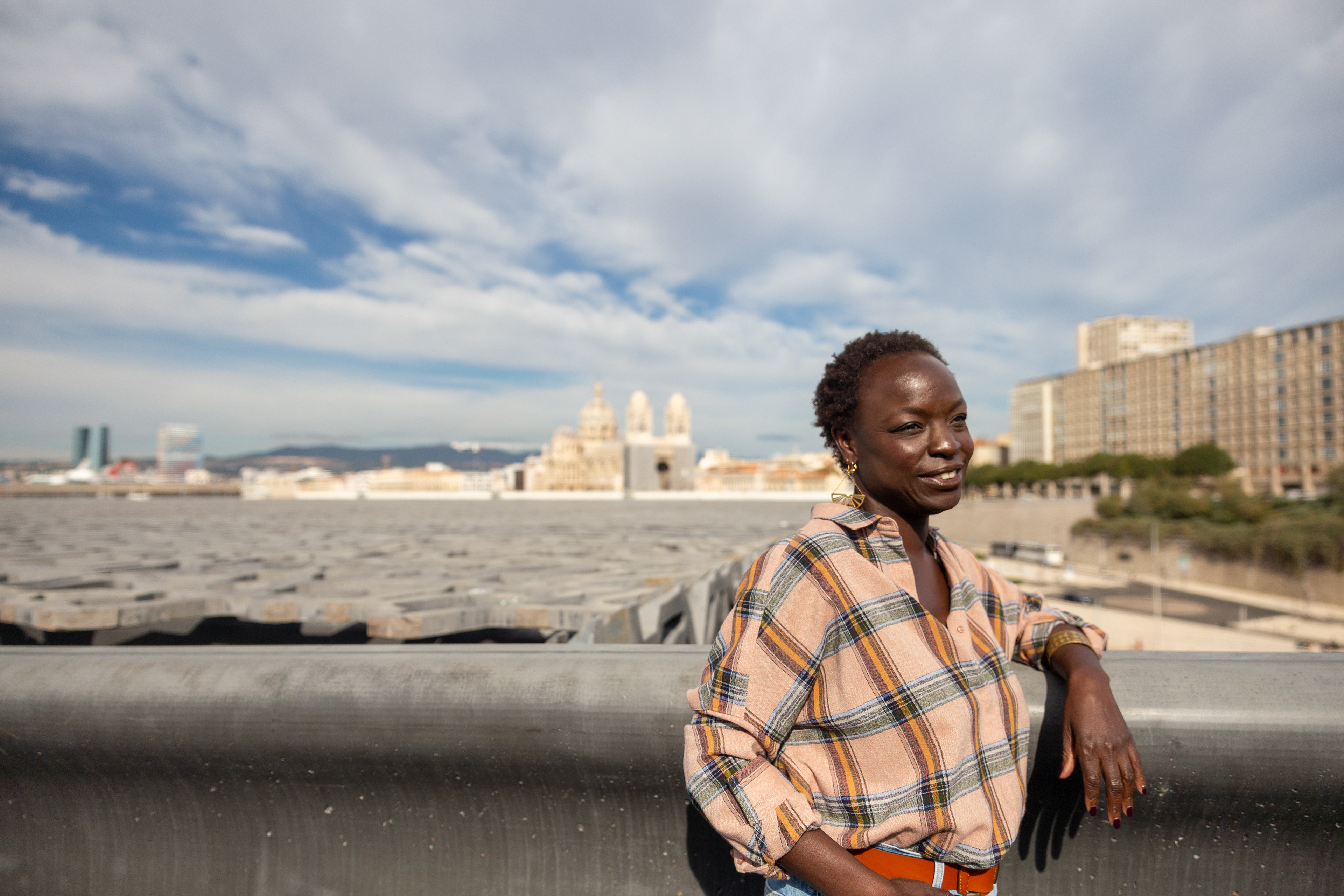 Portrait de l'architecte Chantal-Semani Madodé pour Vaulx-en-Velin Journal
