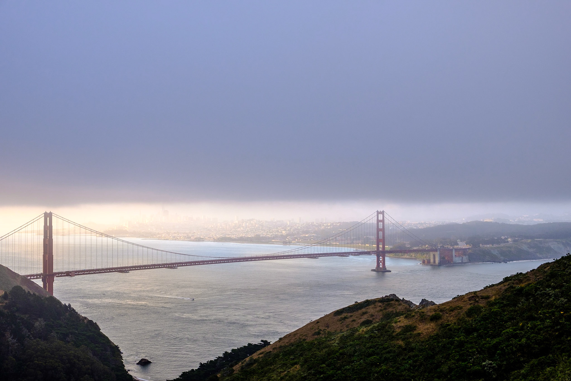 Karl The Fog is rolling in.