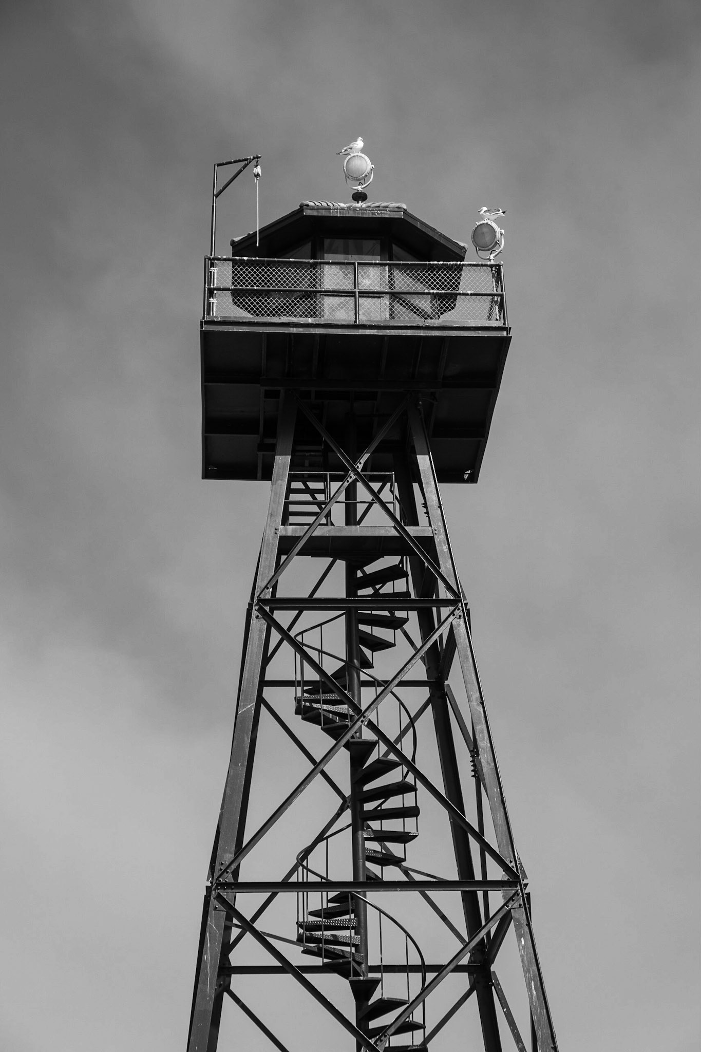 One of the watch towers at Alcatraz