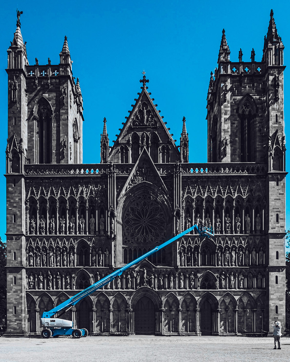 Nidarosdomen in Trondheim. 