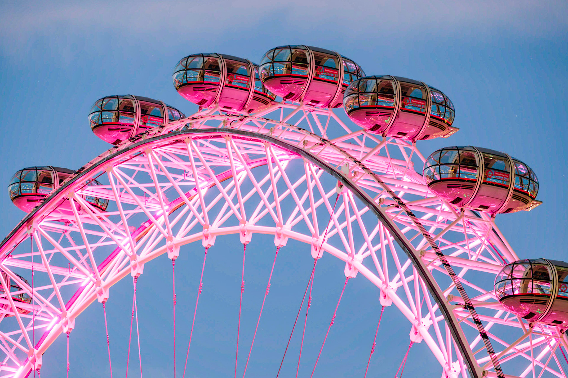 Närbild på London Eye