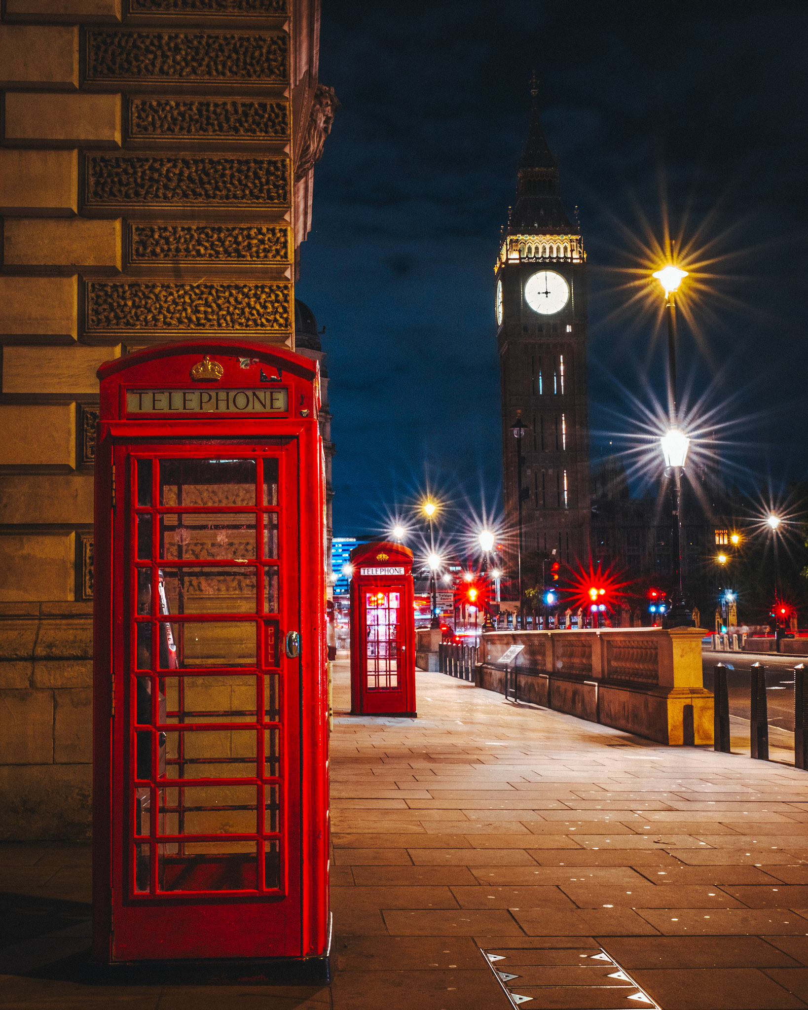 Telefonkiosker och Big Ben