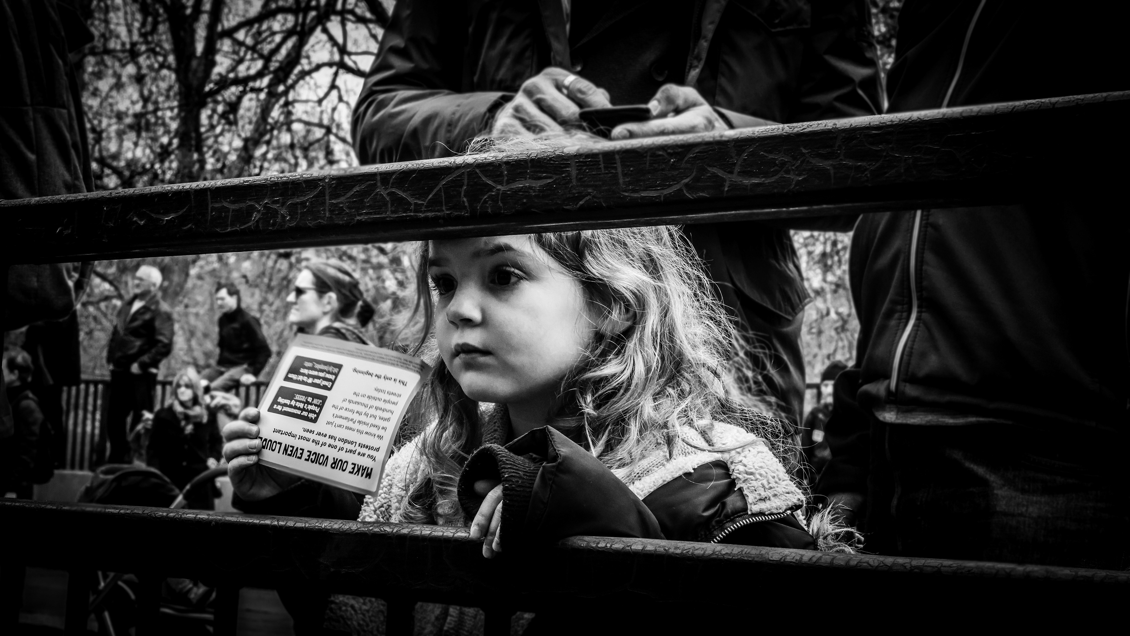 Black and white documentary photography