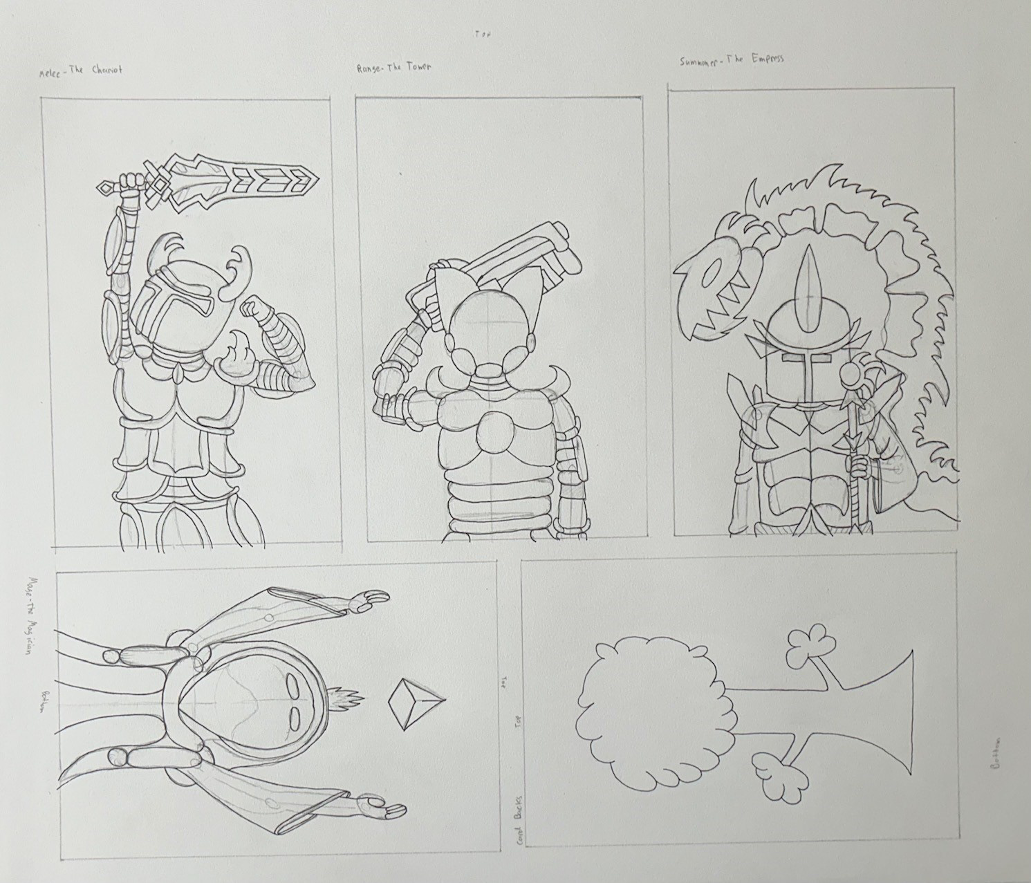 Outlining Sketches