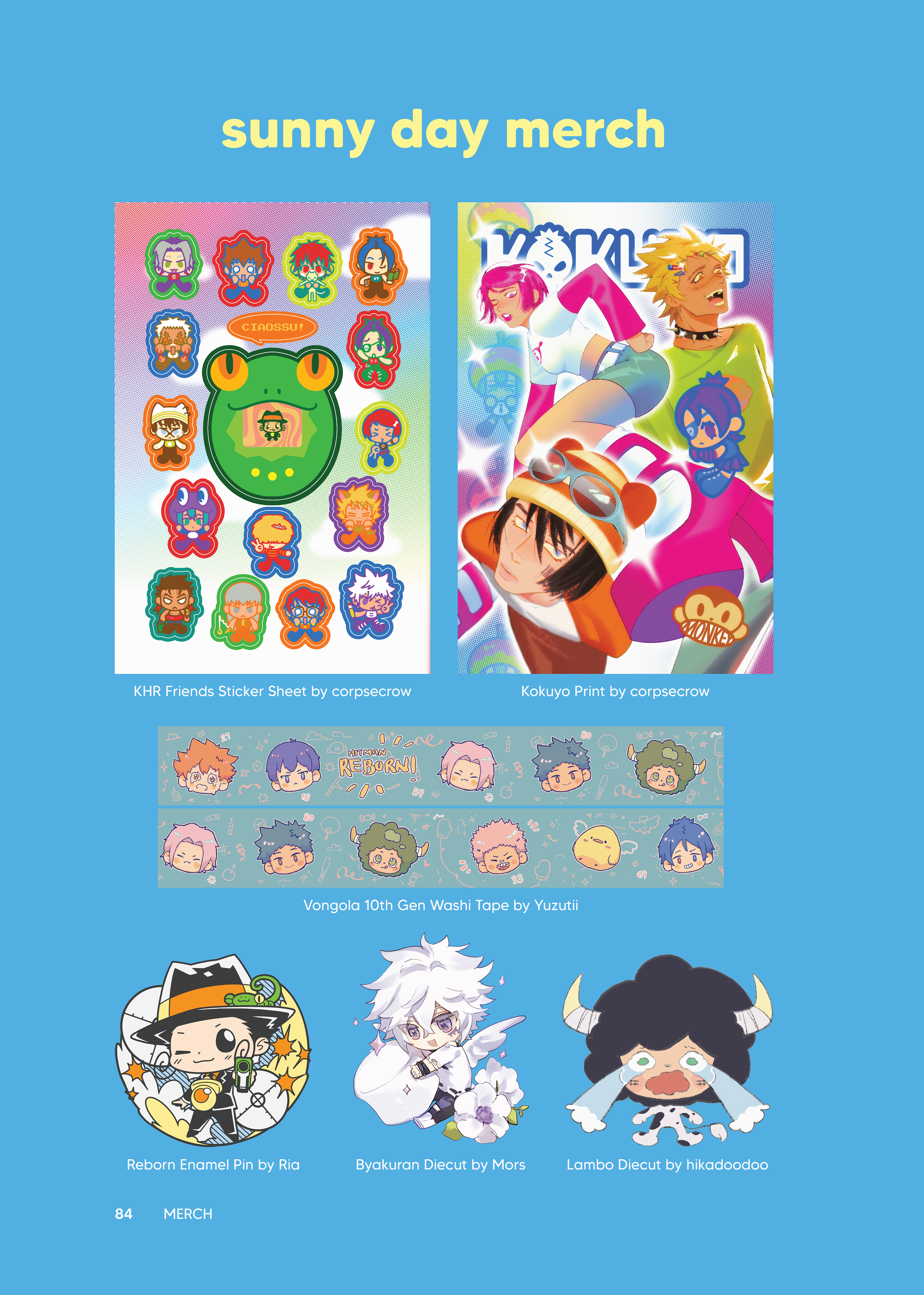 Merch layout