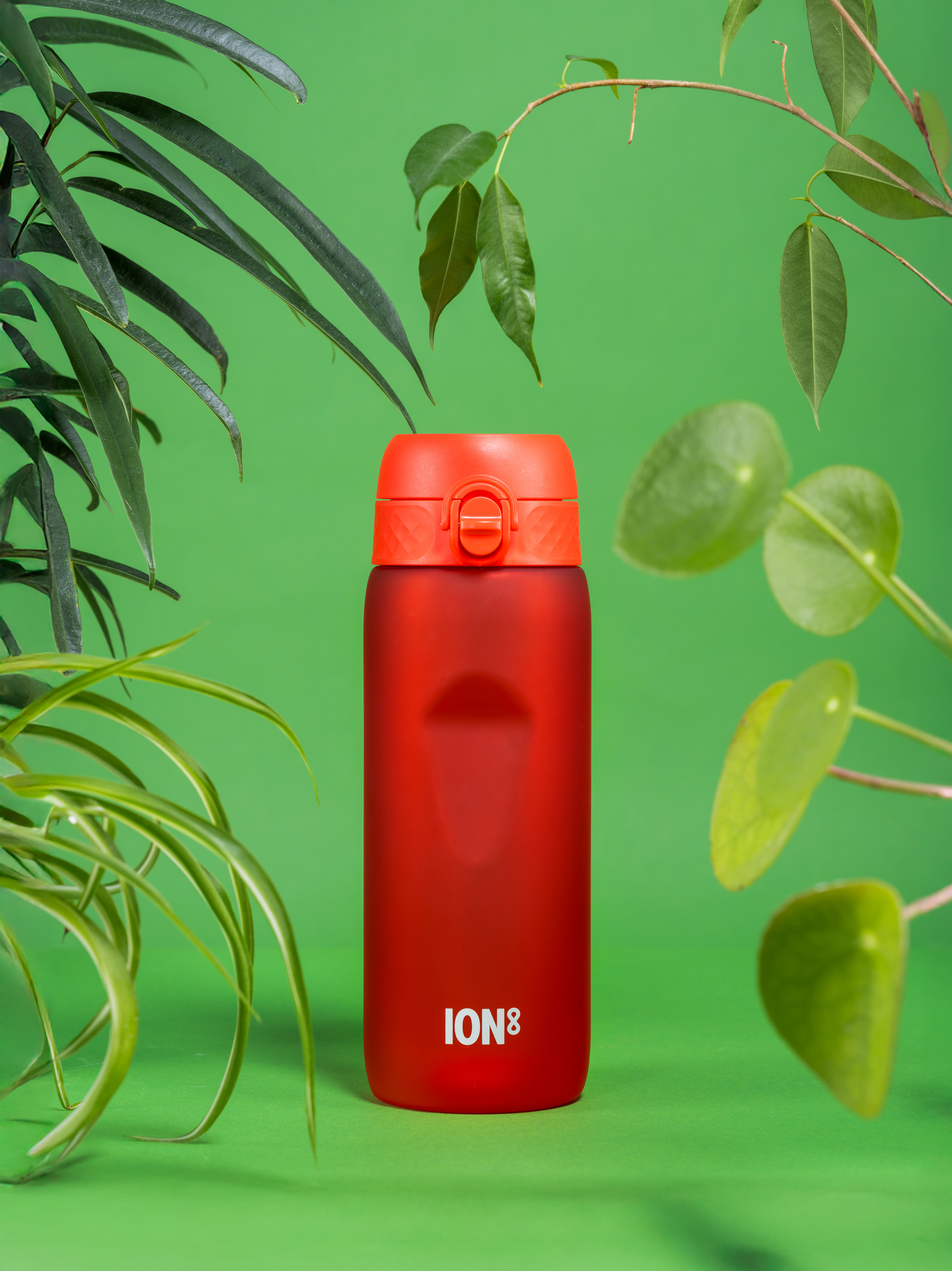 ION8 red bottle 