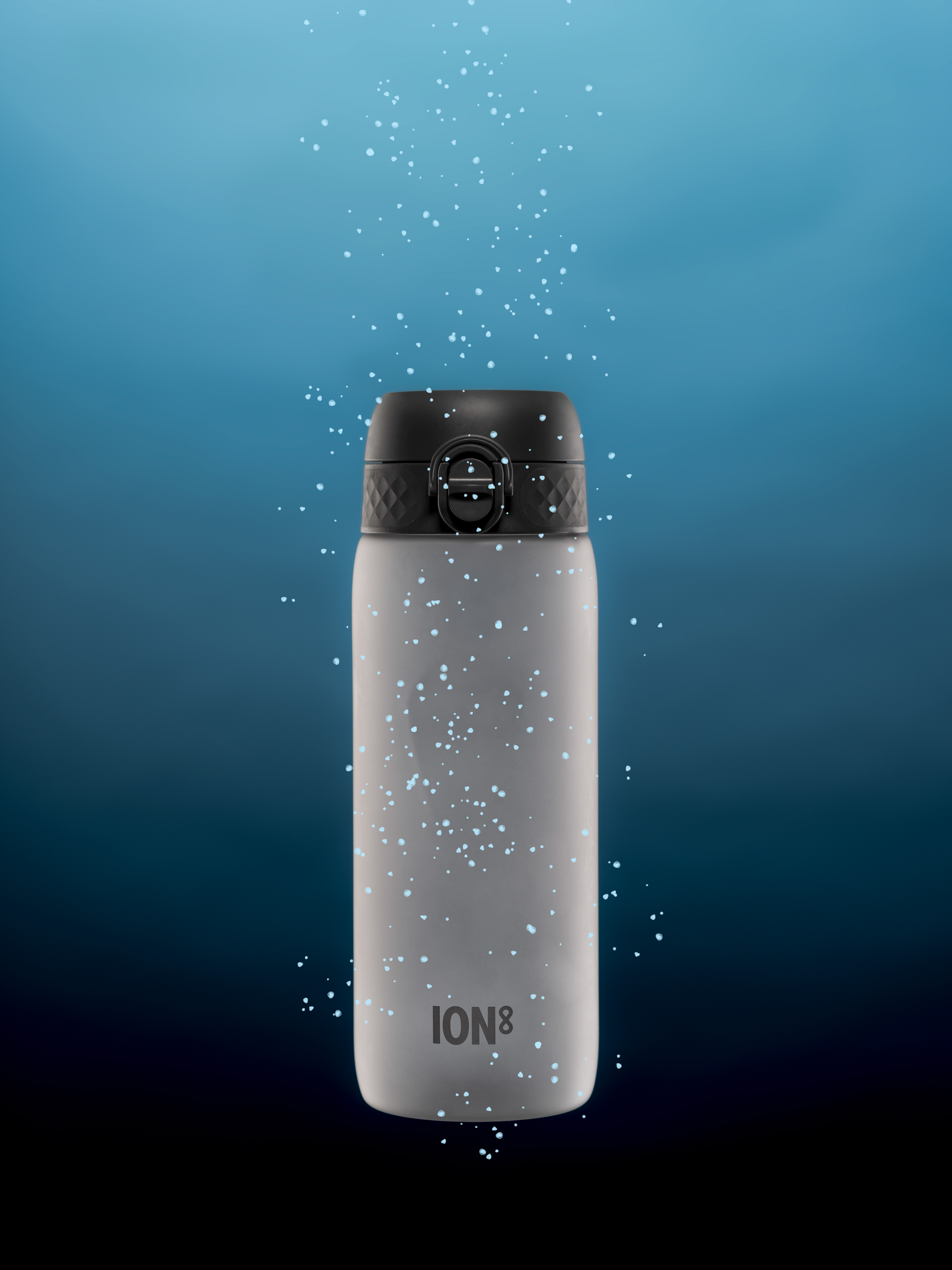 ION 8 Grey water bottle