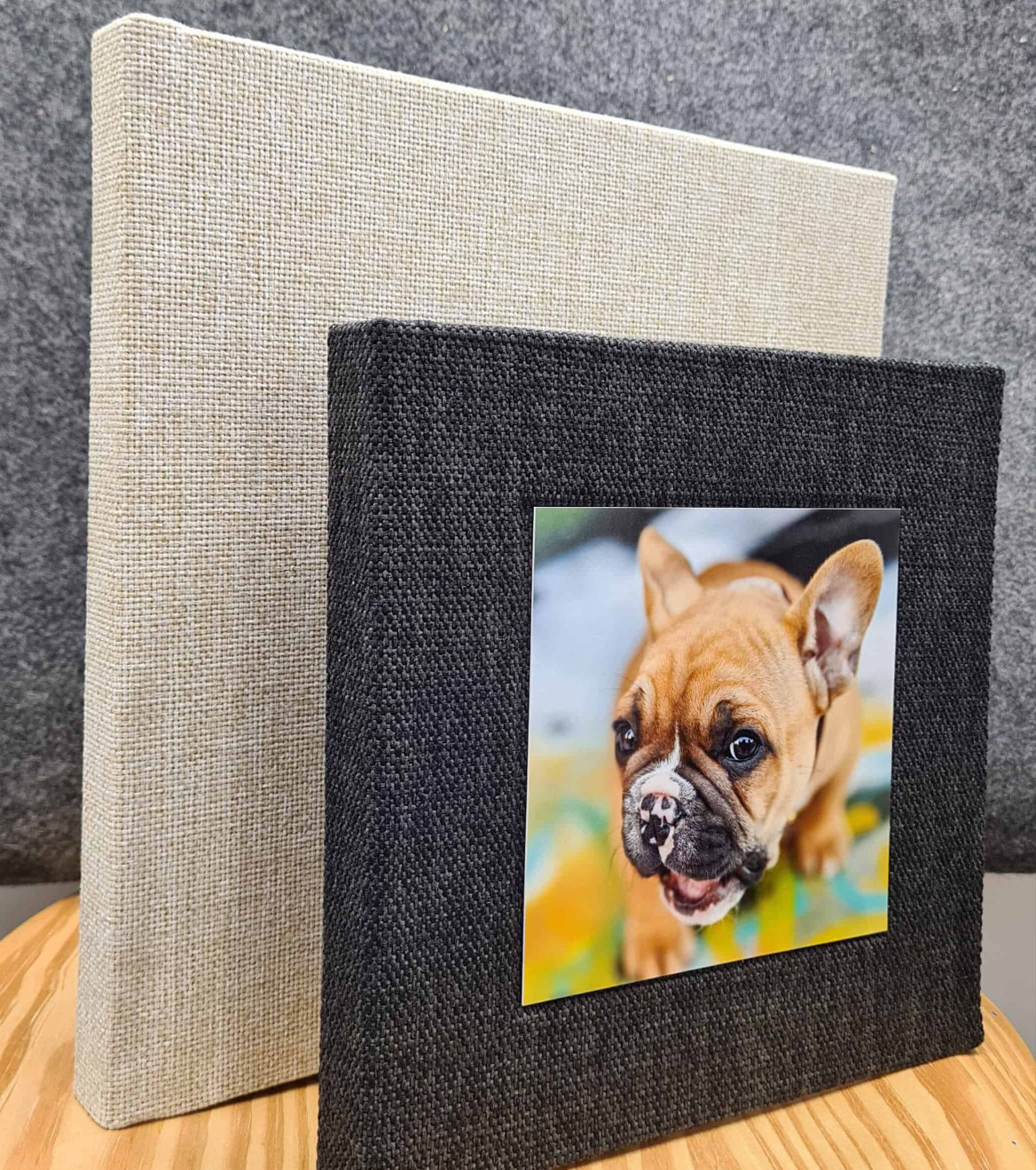 11x11 and 8x8 Espresso Album - Side View