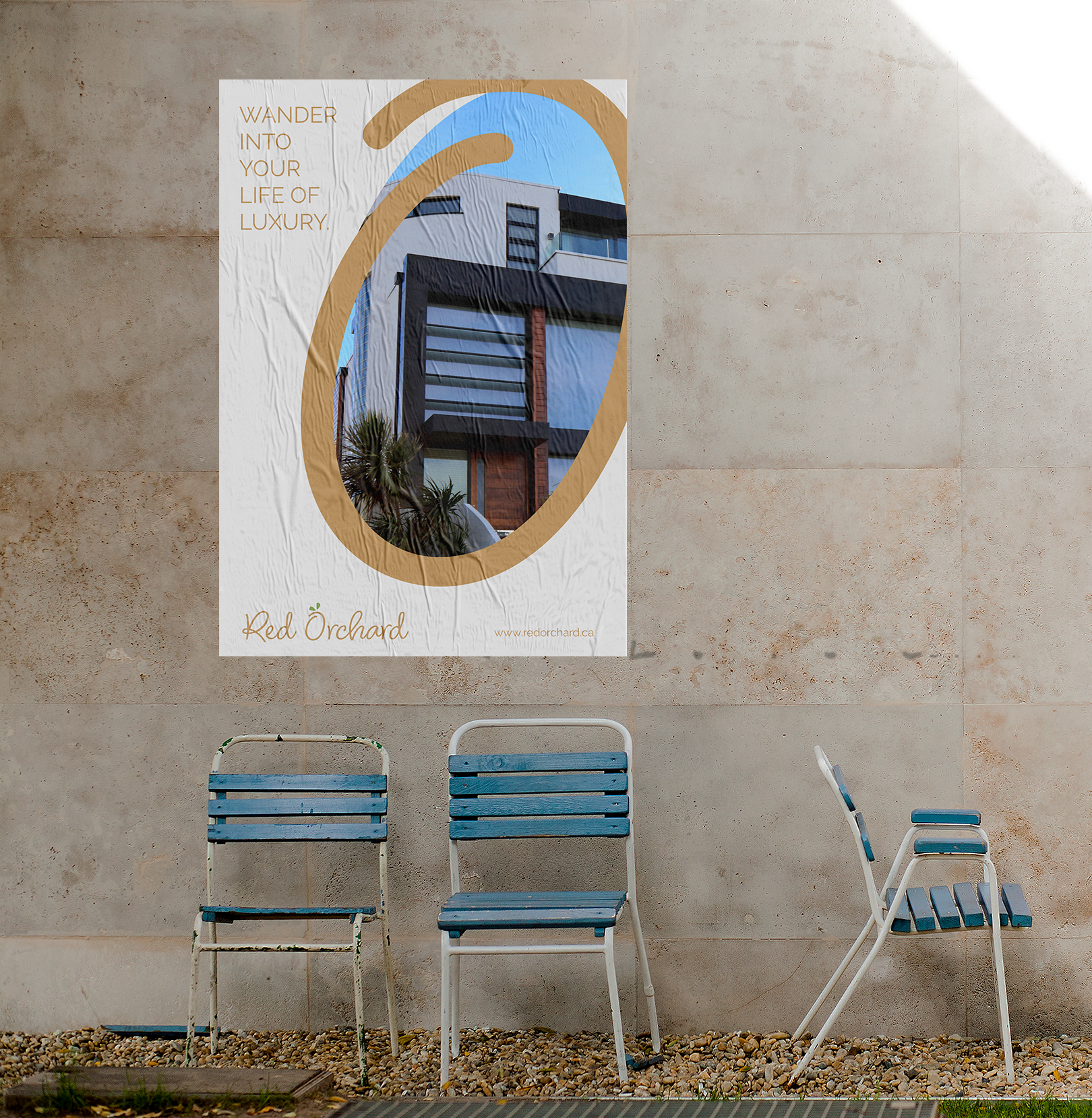 Red Orchard poster mockup