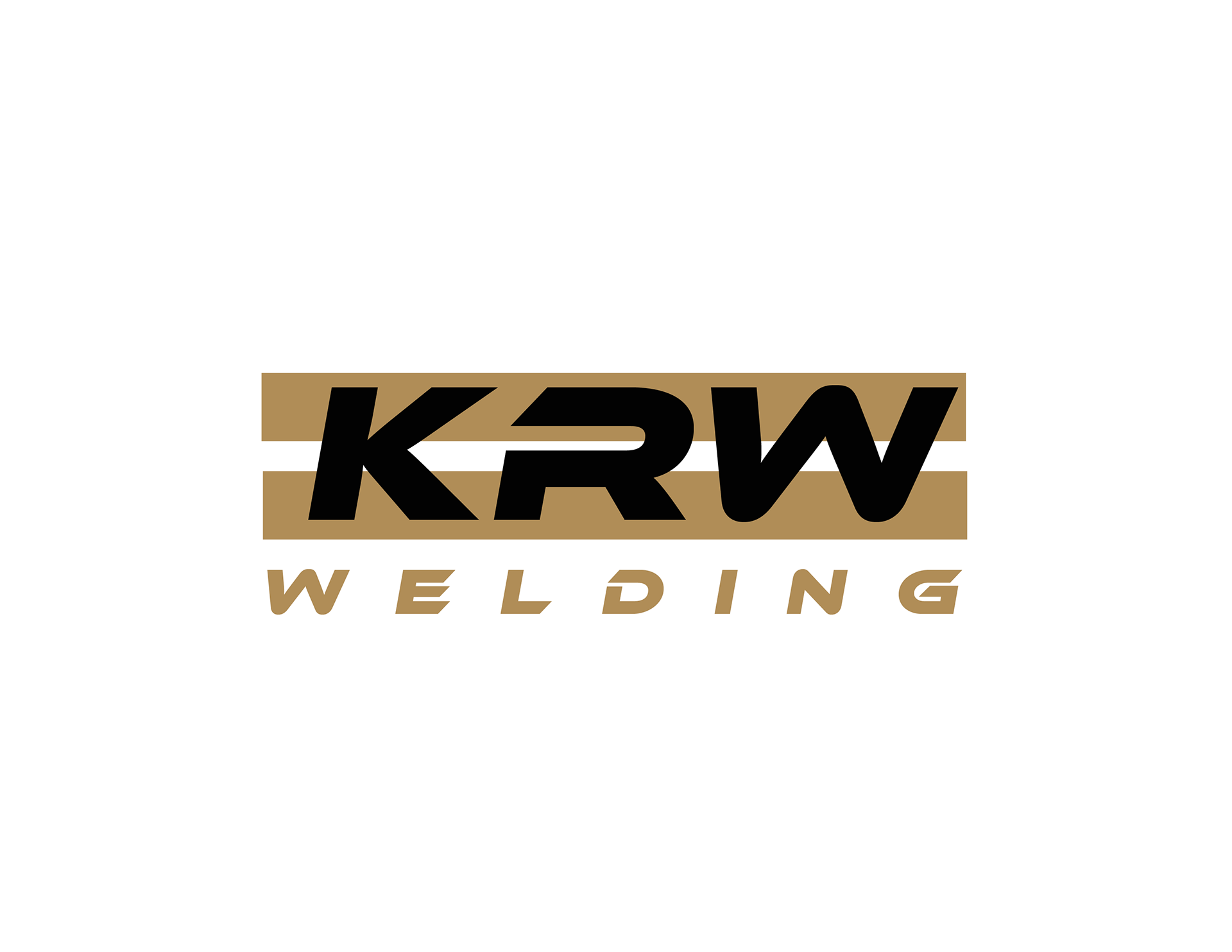 KRW Welding Logo White Version