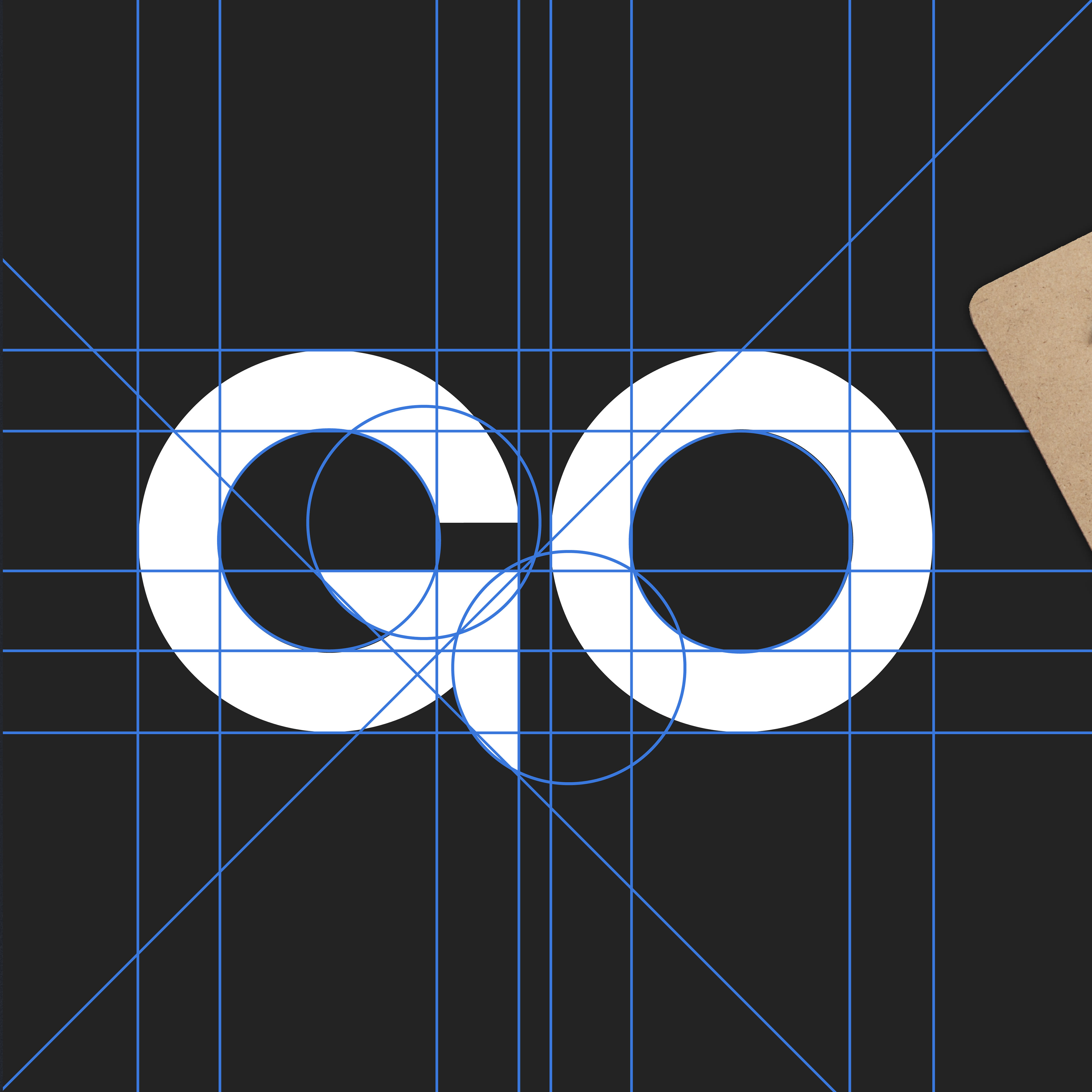 Go See logo grid lines
