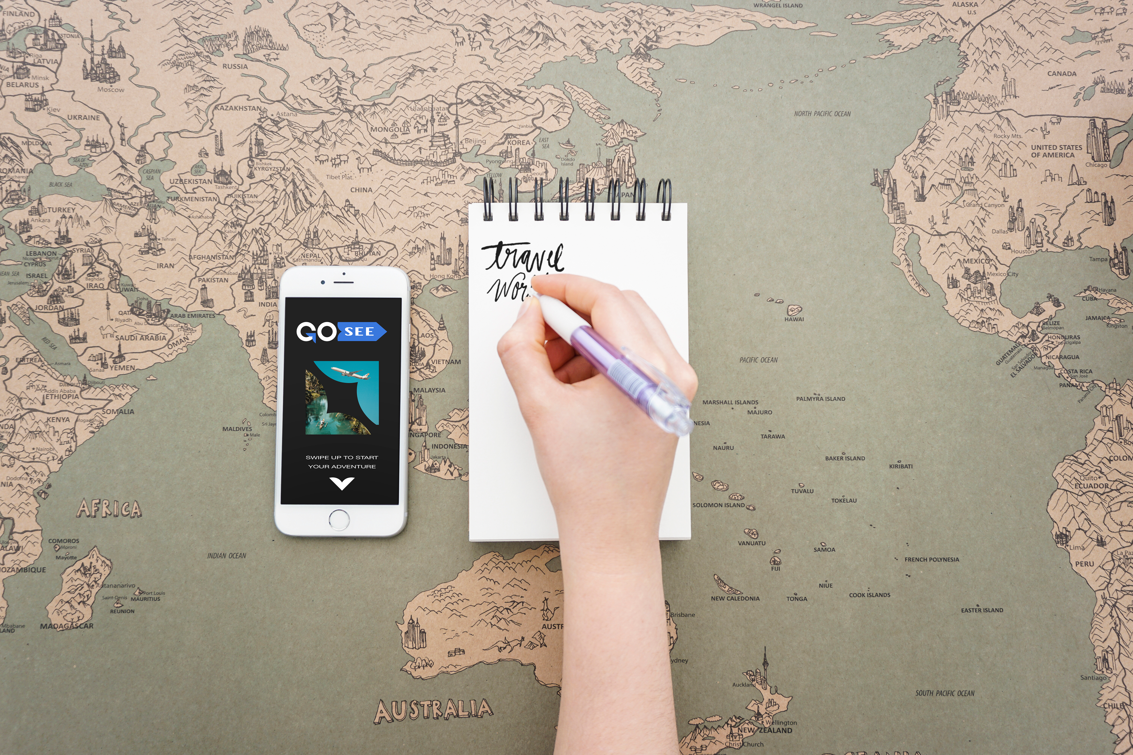 Go See app mockup