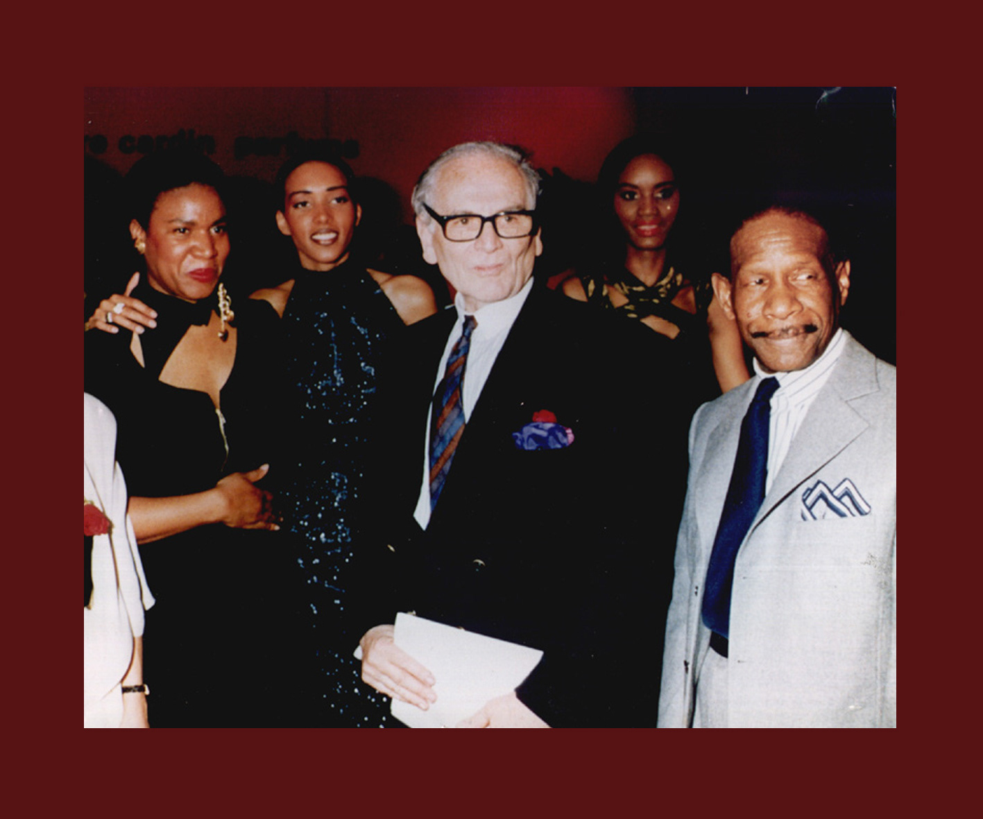 Espace Pierre CARDIN - M. CARDIN - M. ANTOINE NISAS