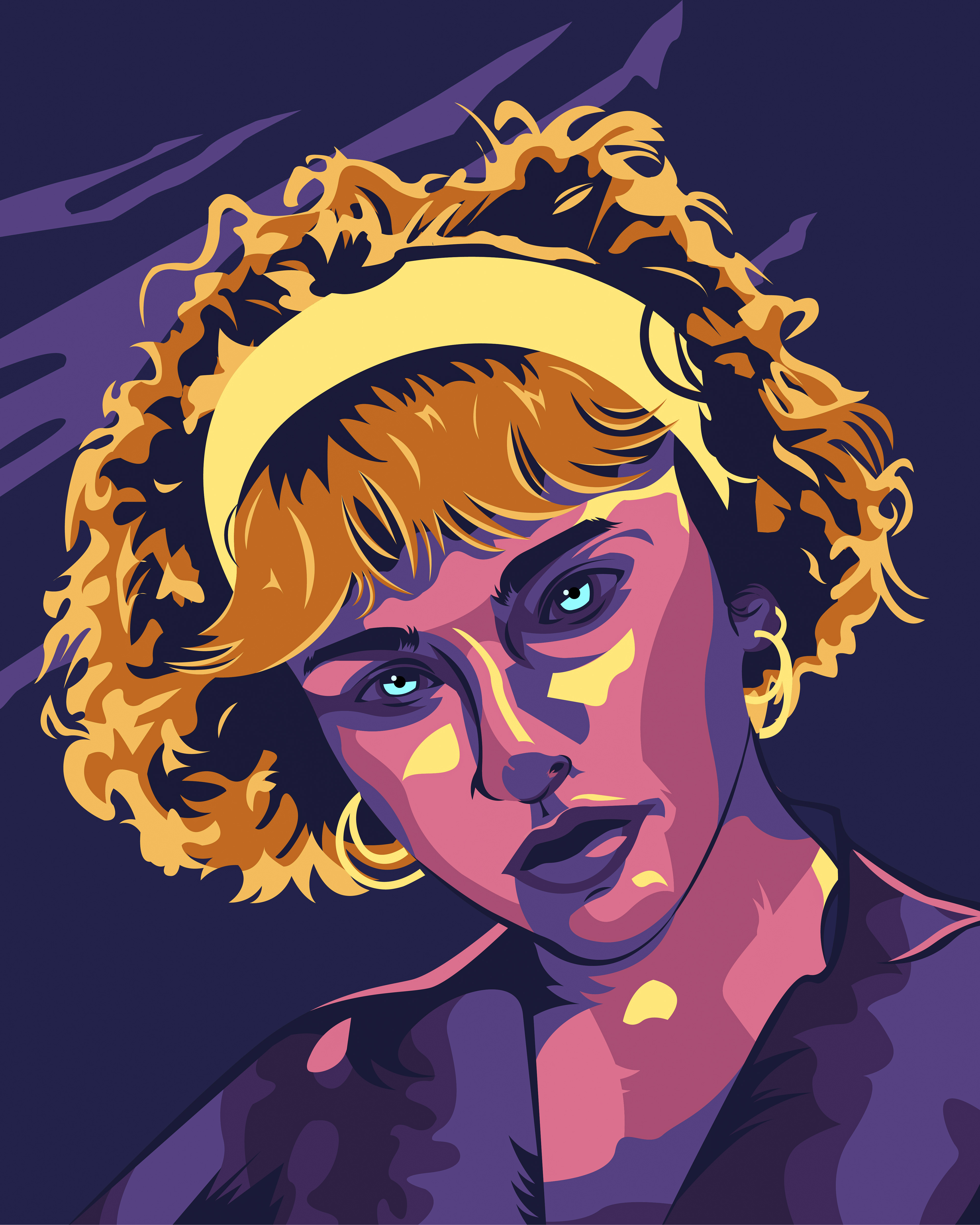 Portrait d'une ami. Illustrator - 10h