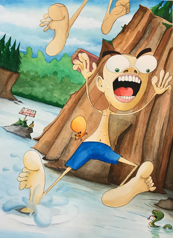 reservoir cliff diving