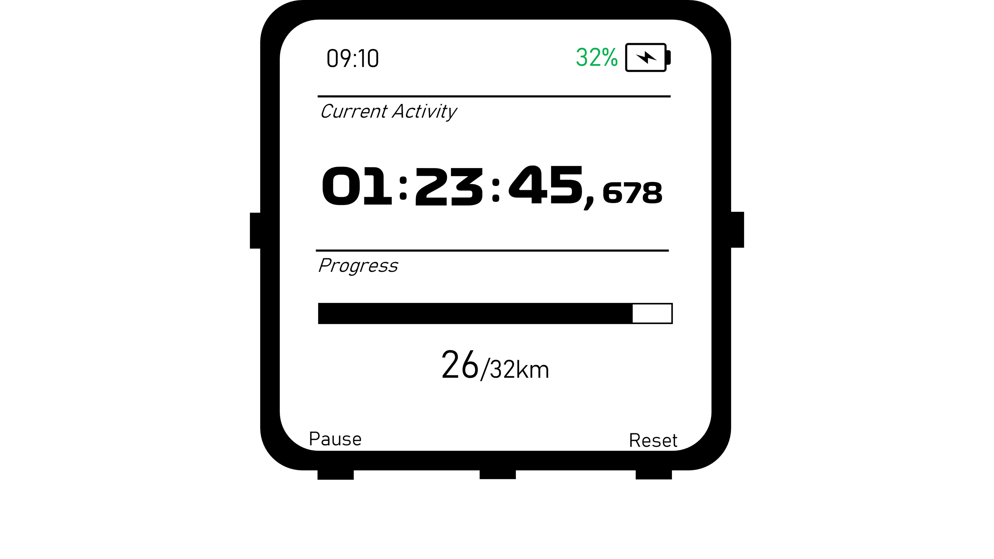 progress screen