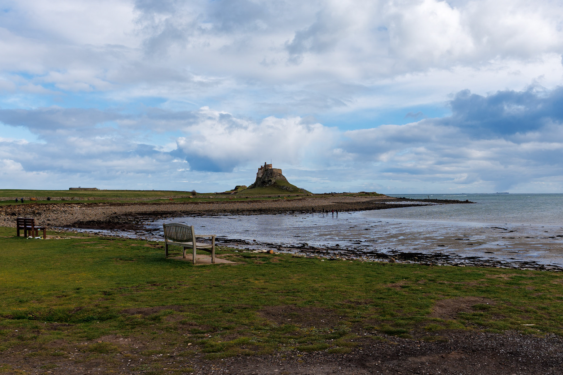 View to Lindisfarne Castle
