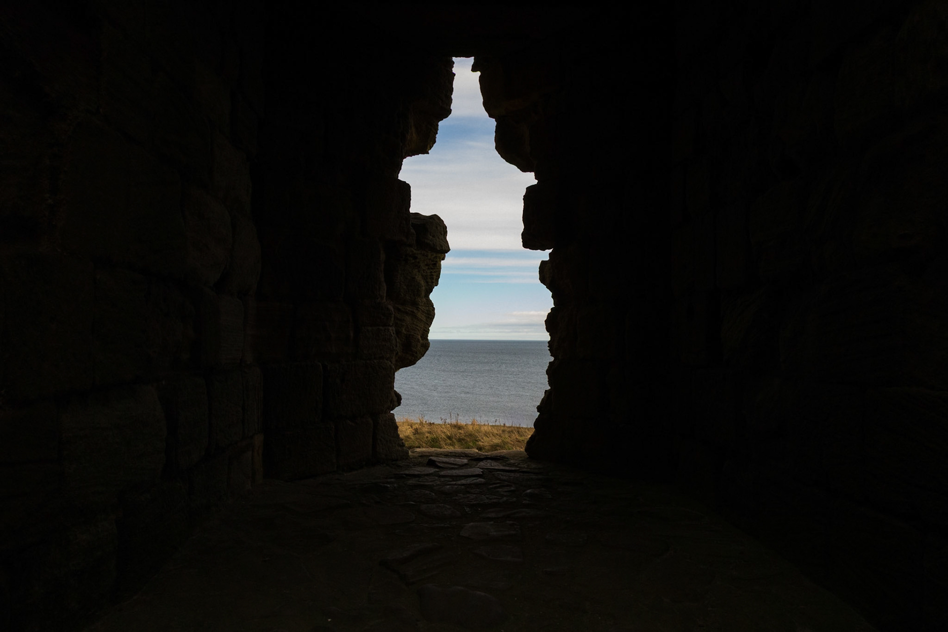 Window Through Dunstanburgh Ruins