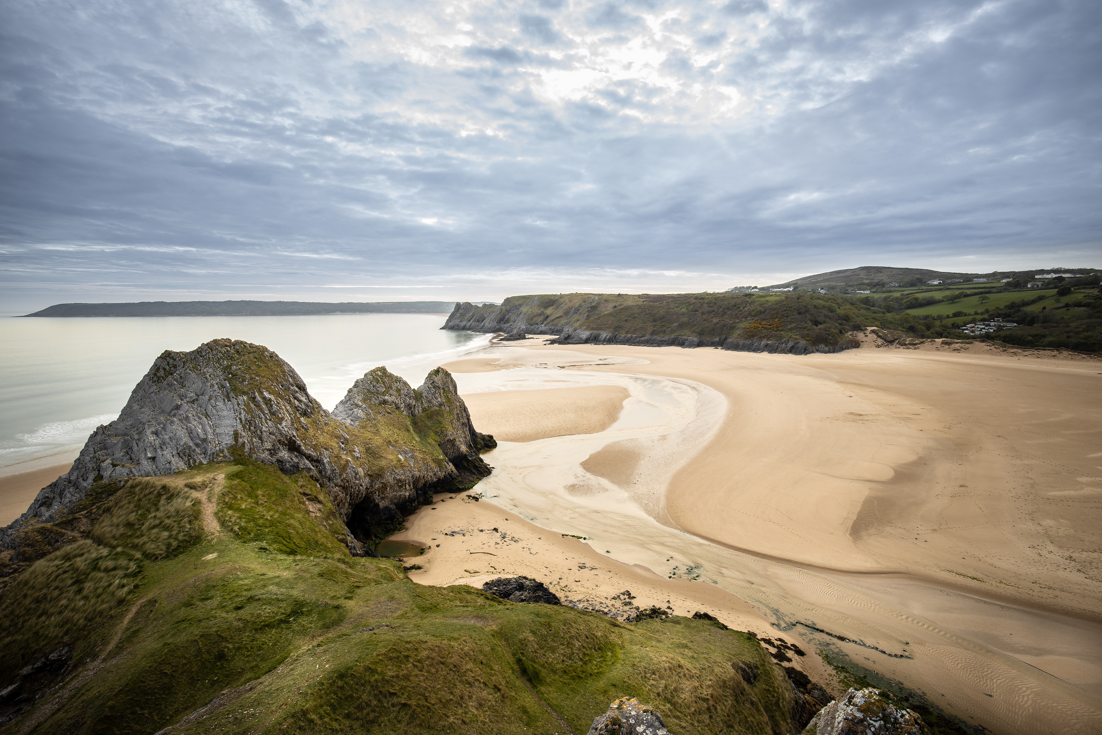 Three Cliffs bay Beach