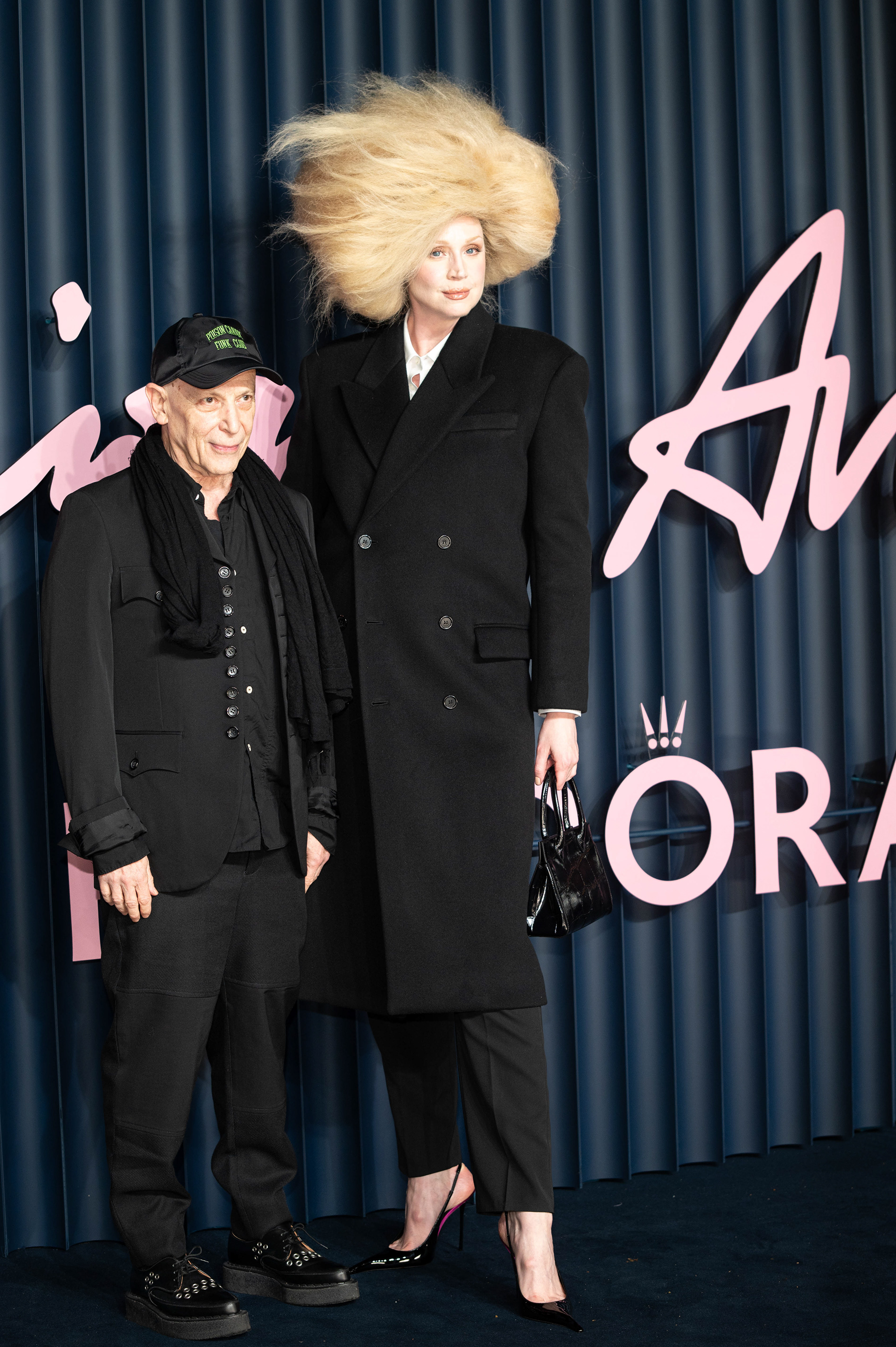 LONDON FASHION AWARDS - Adrian Joffe and Gwendoline Christie