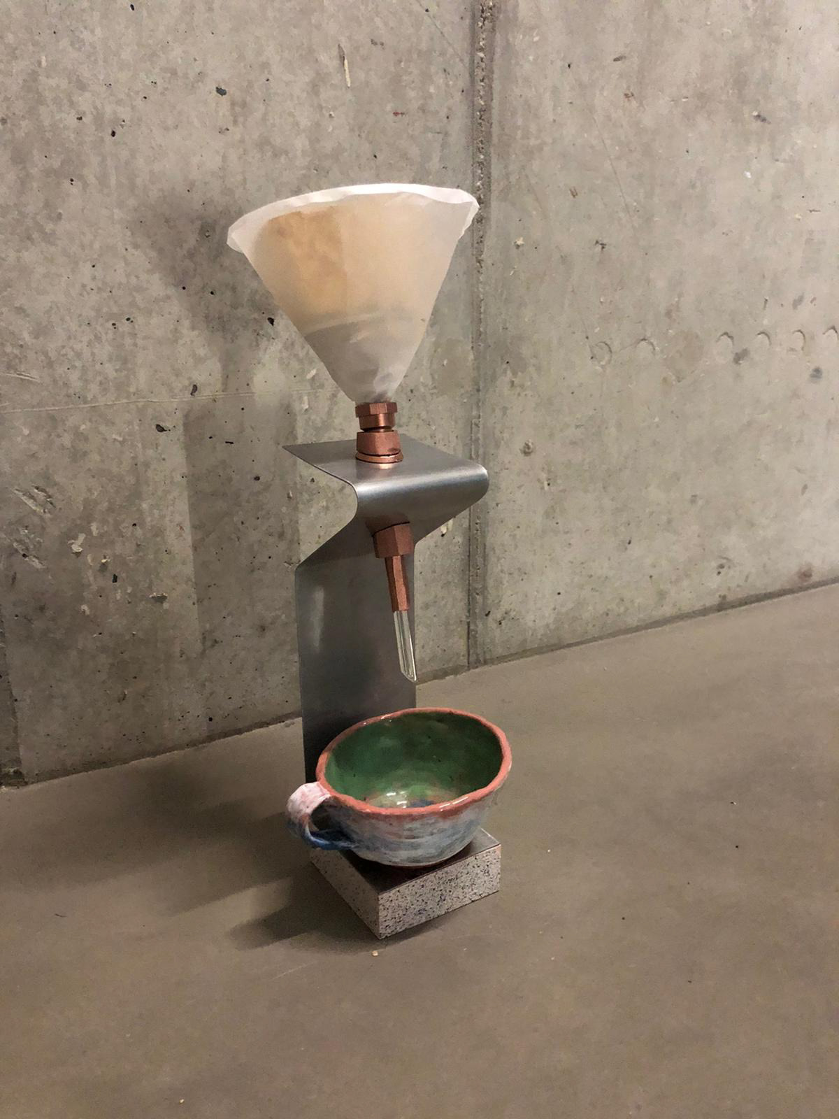 Slow Brewer mit Trichter und Filter