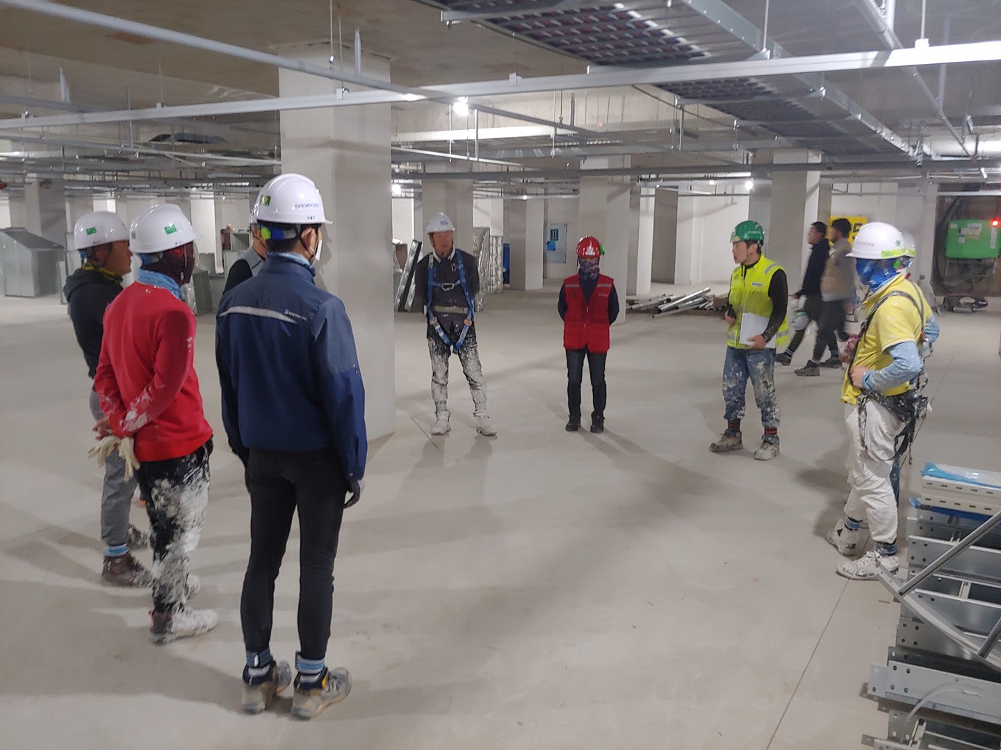Doing TBM with workers, 2020, Suwon