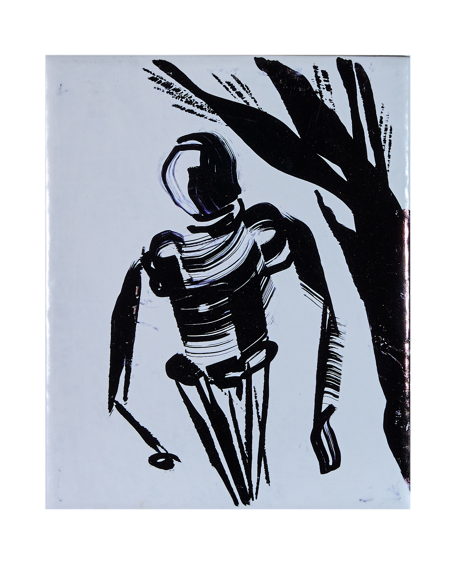 Ohne Titel, Lack auf Platte, 25 x 20 cm, 2022