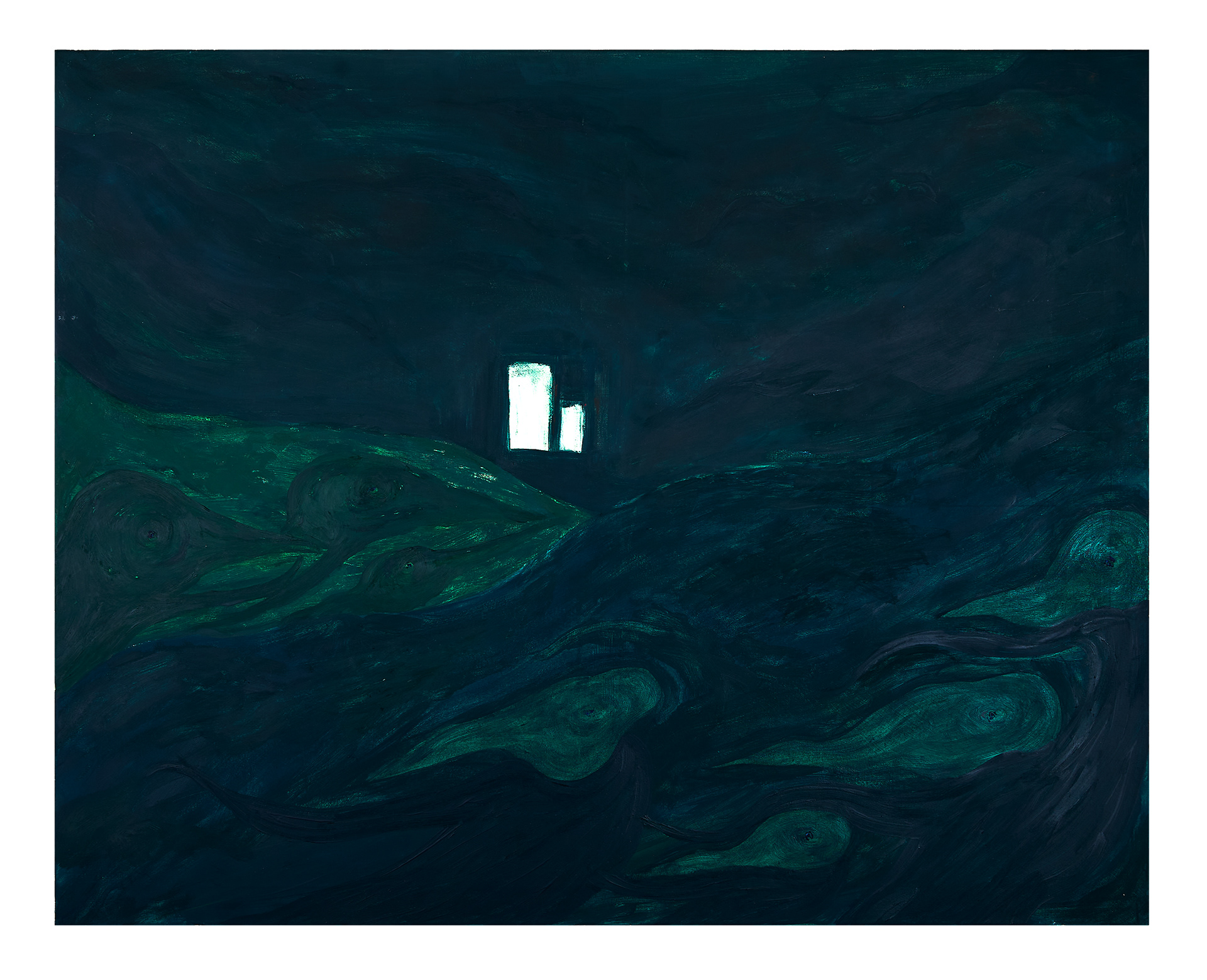 Ohne Titel, Öl auf Leinwand, 60 x 83 cm, 2022