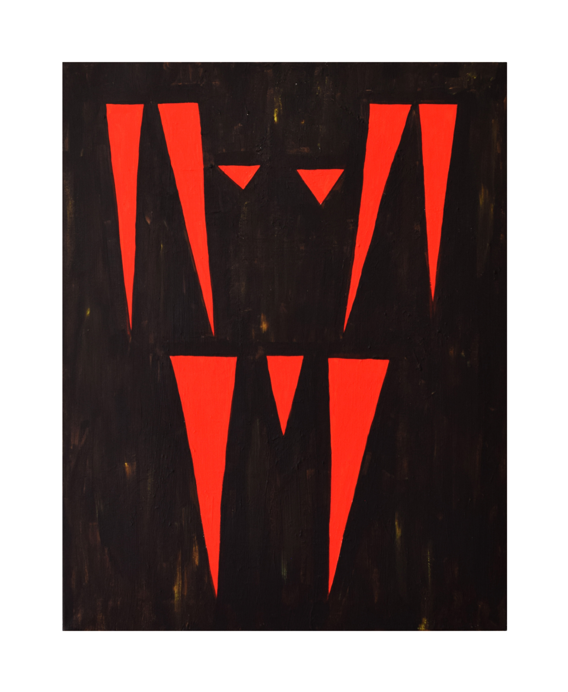 Splitternackt, Acryl auf Leinwand, 81 x 63 cm, 2025