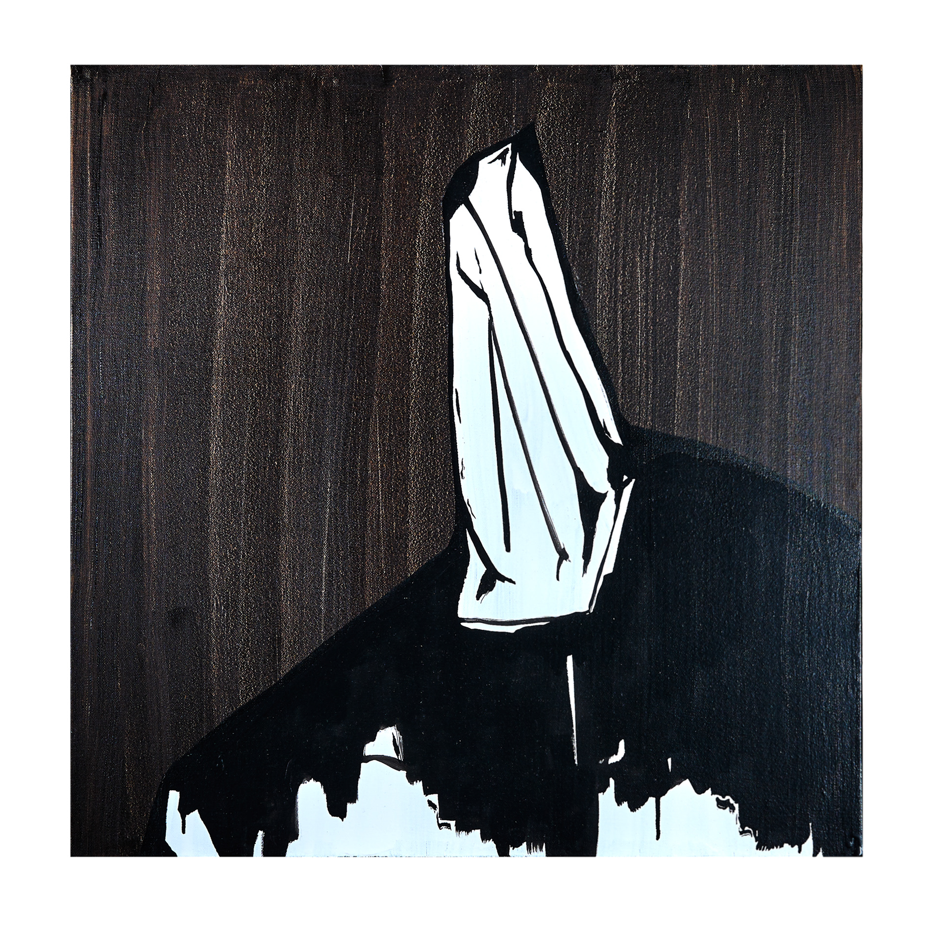 Ohne Titel, Lack auf Leinwand, 56 x 56 cm, 2022