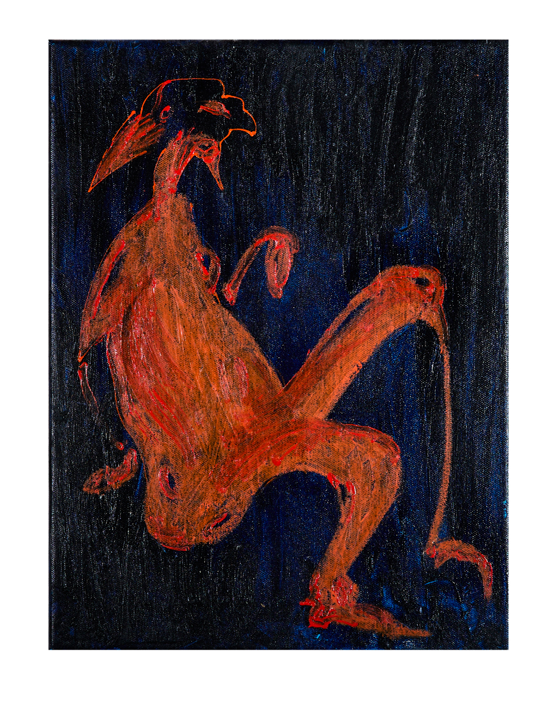 Ohne Titel, Öl auf Leinwand, 40 x 30 cm, 2020