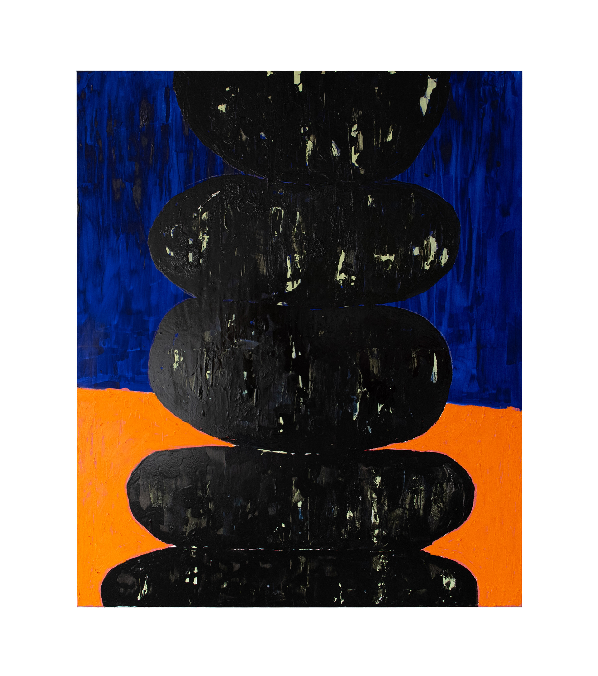 Sense, Acryl und Lack auf Leinwand, 120 x 100 cm, 2025