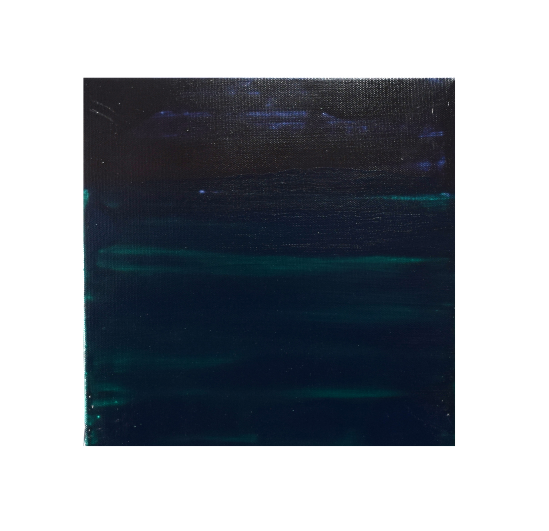 Die See Lack auf Leinwand, 25 x 25 cm 2023