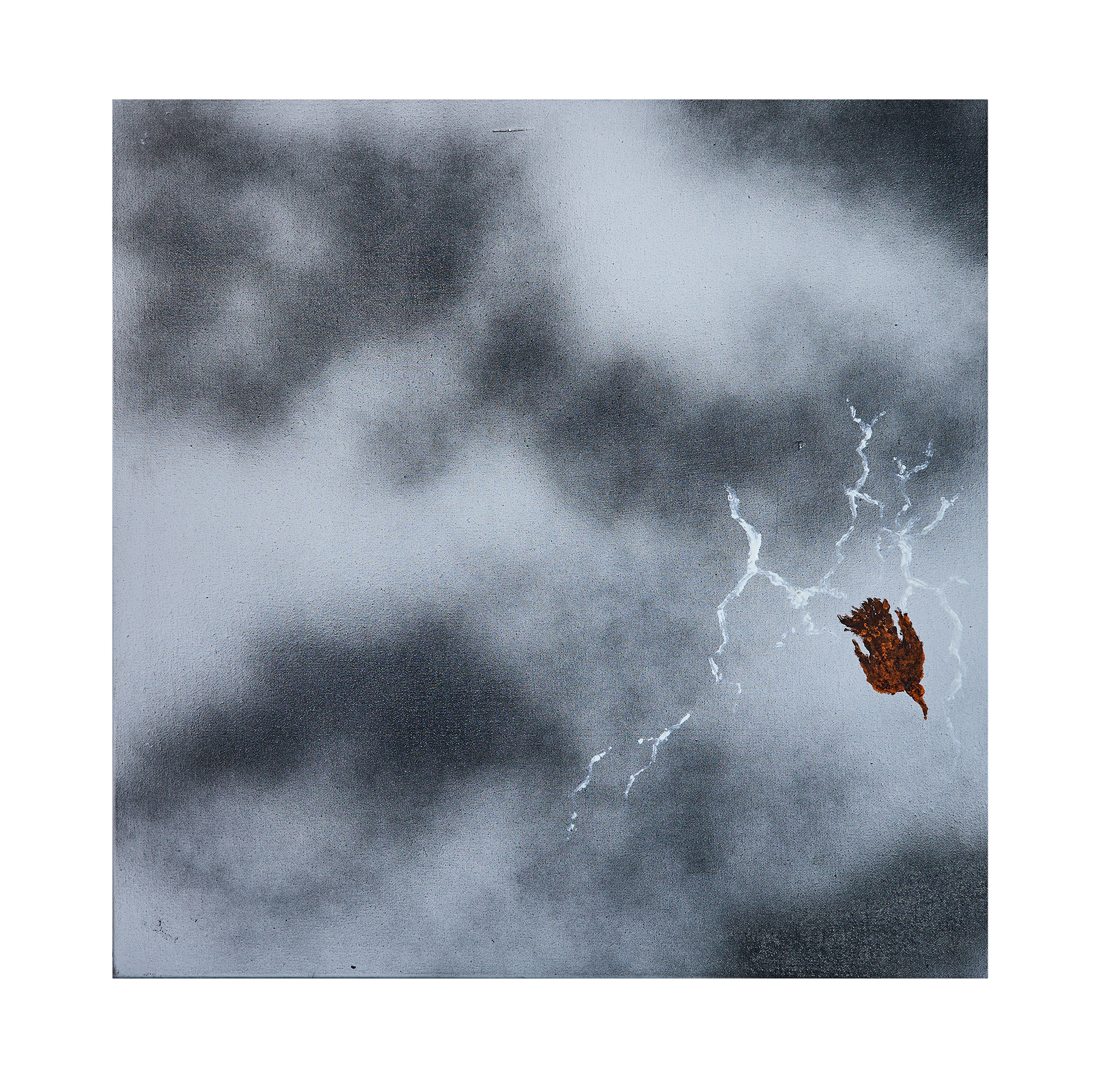 Its a Bürde to be a Birde, Acryl auf Leinwand, 50 x 50 cm, 2023