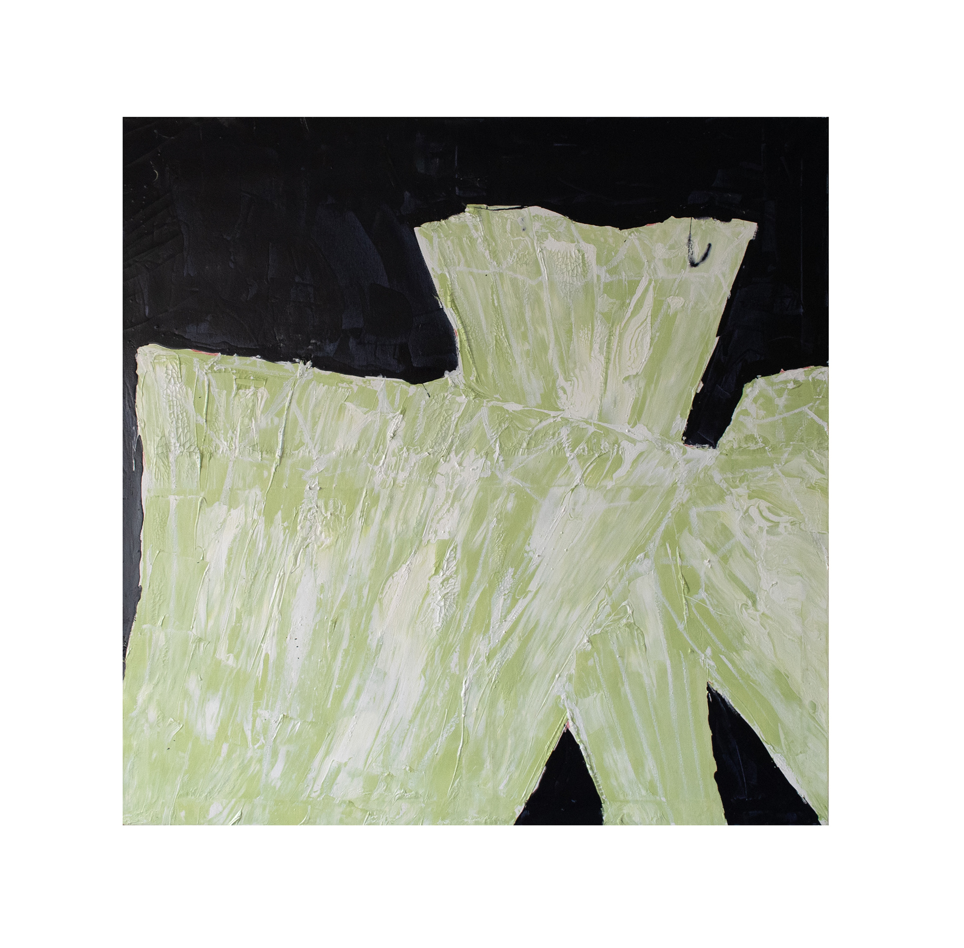 Diamonds, Acryl und Lack auf Leinwand, 100 x 100 cm, 2025