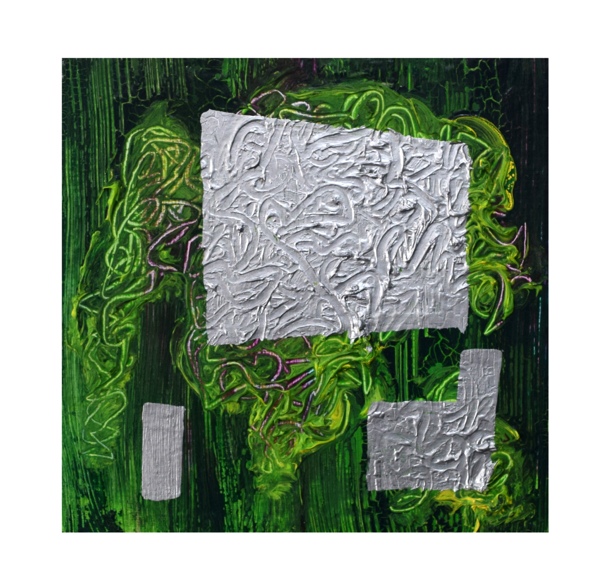 Nerv der Zeit, Acryl auf Leinwand, 20 x 20 cm, 2022