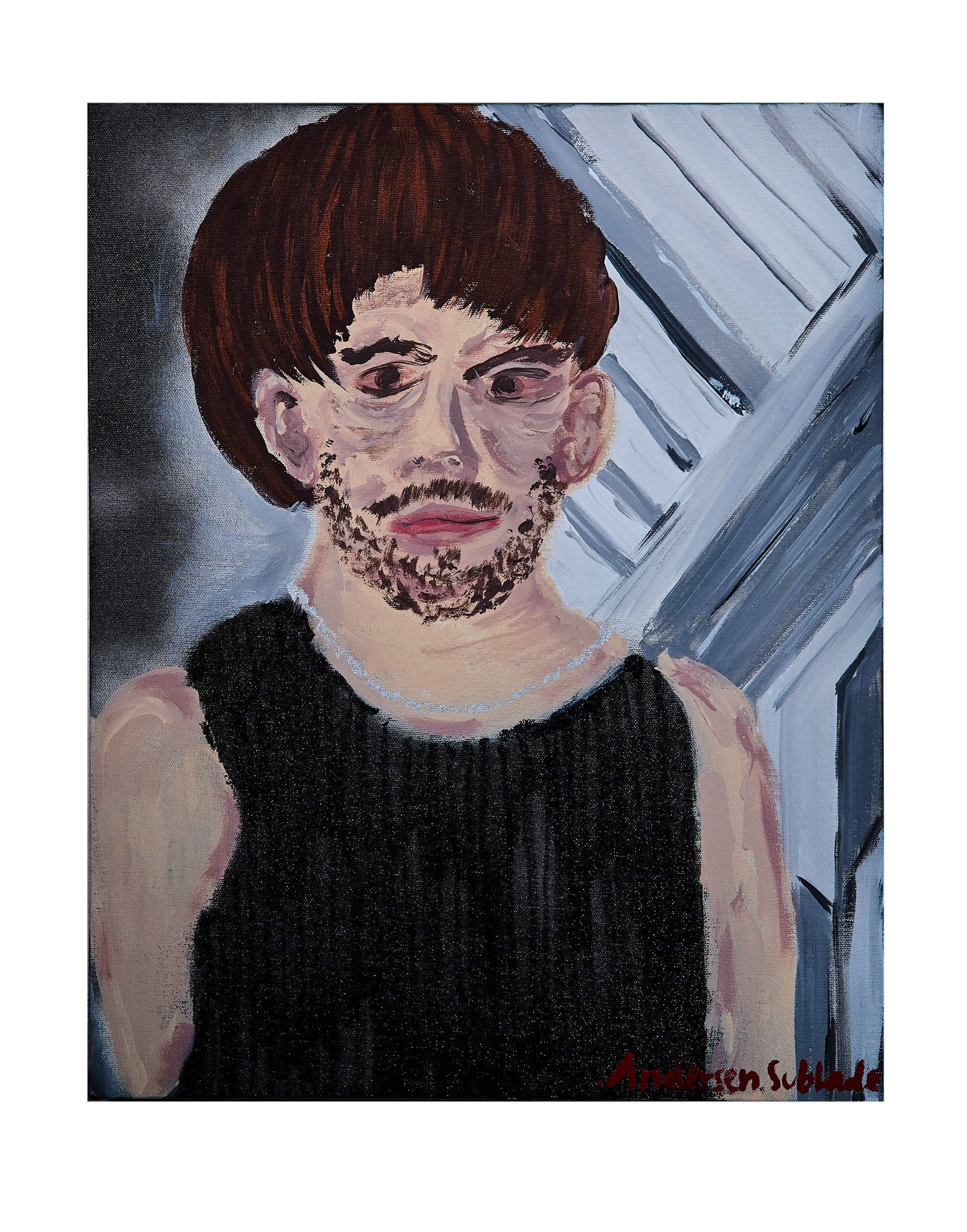 Anderson Sublade Portrait, Acryl auf Leinwand, 50 x 40 cm, 2021