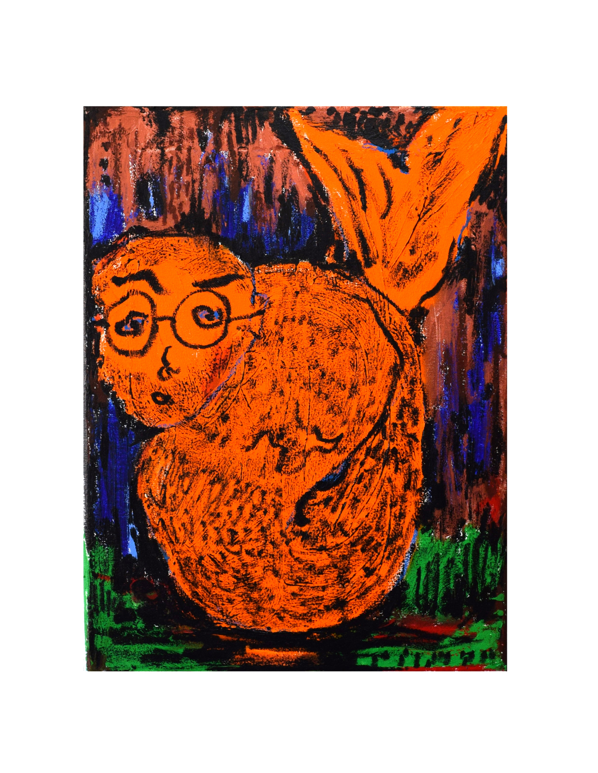 Ohne Titel, Öl auf Leinwand, 40 x 30 cm, 2024